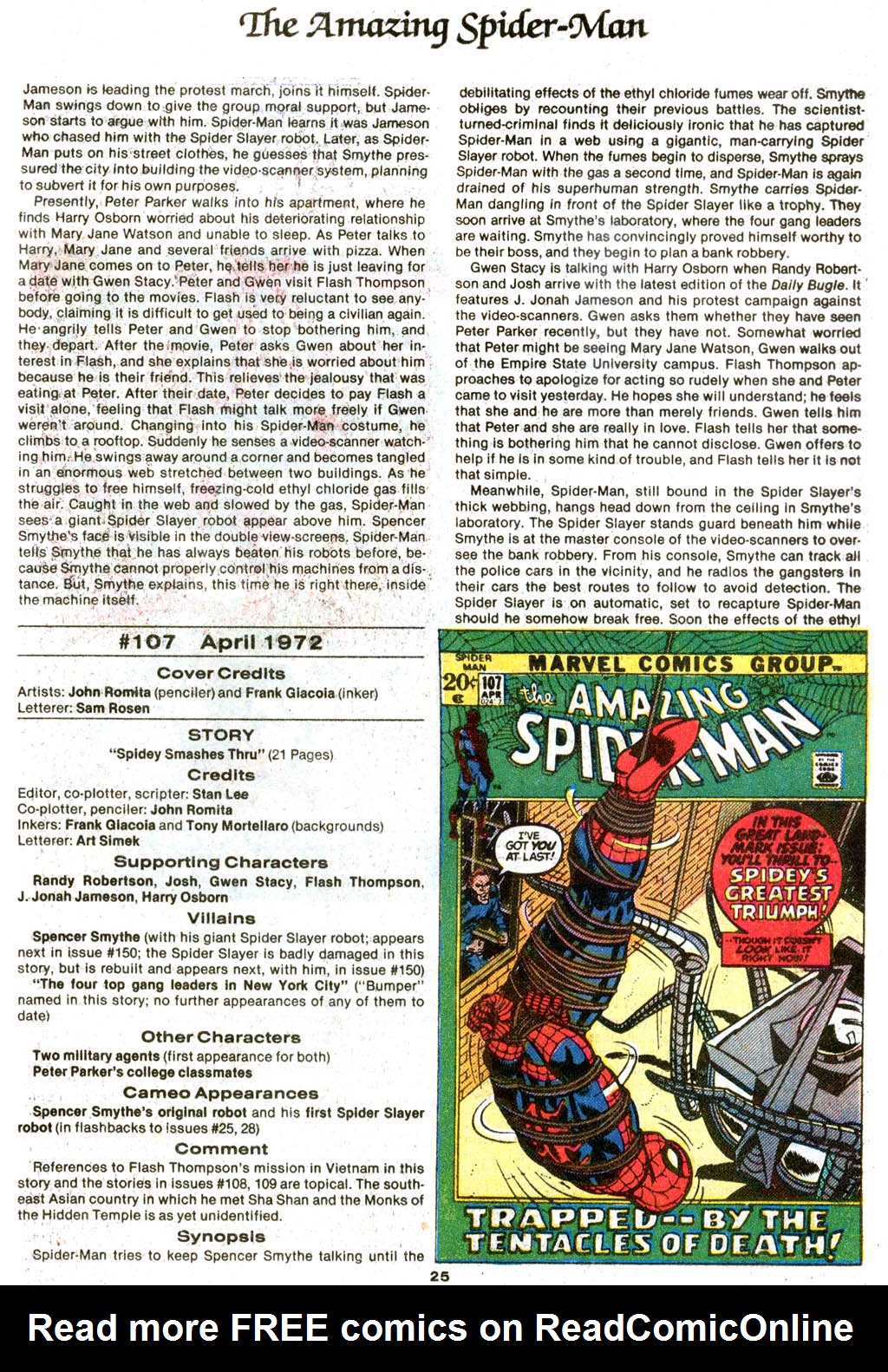 Read online The Official Marvel Index to The Amazing Spider-Man comic -  Issue #4 - 27