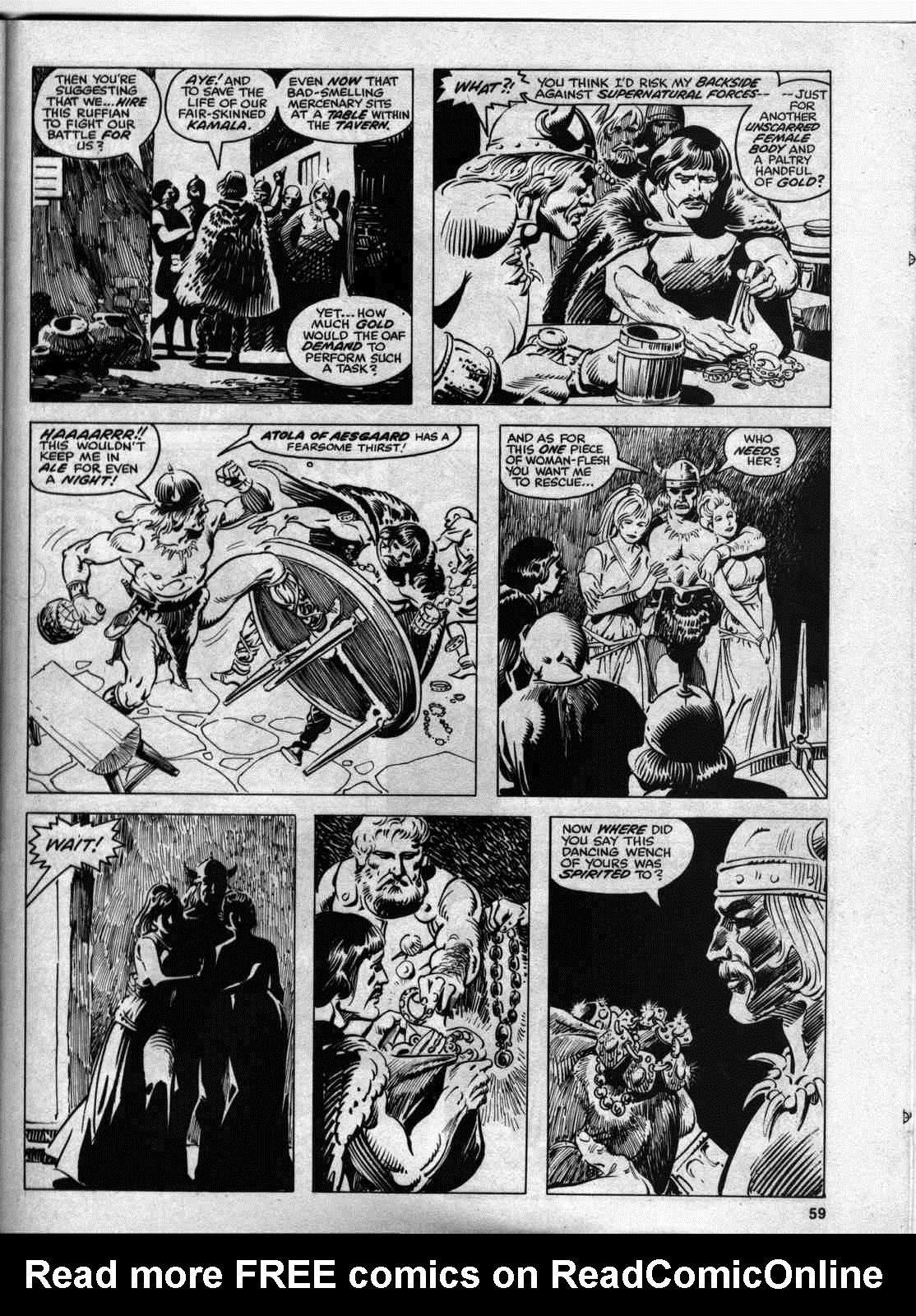 Read online The Savage Sword Of Conan comic -  Issue #46 - 57