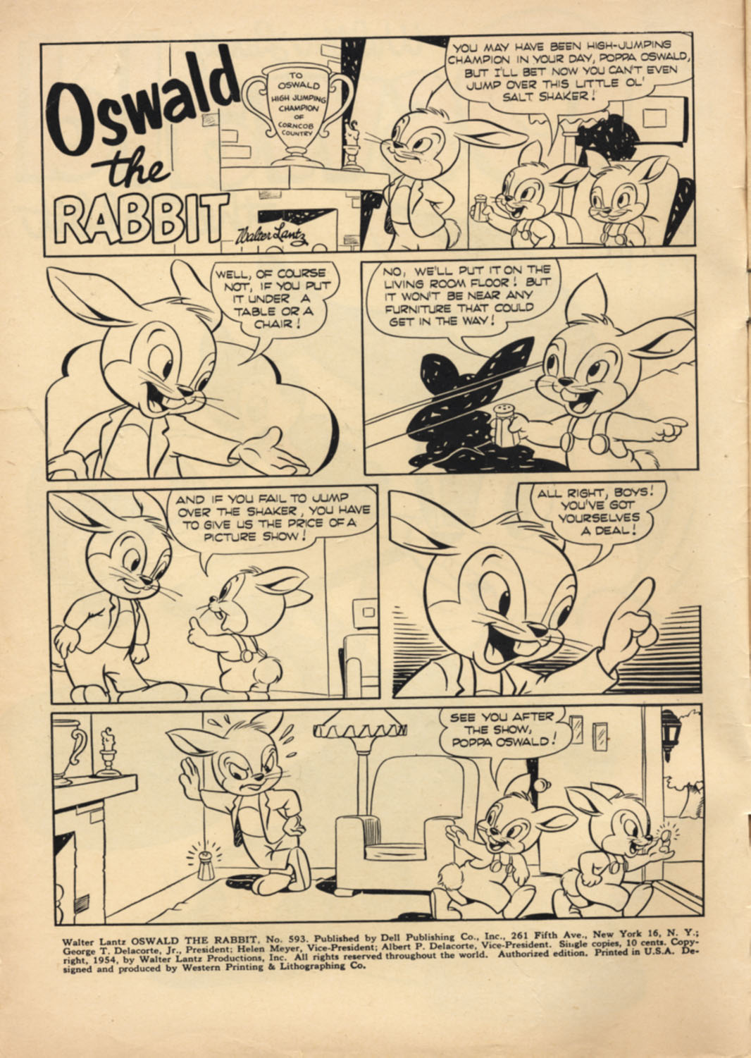 Read online Four Color Comics comic -  Issue #593 - 2