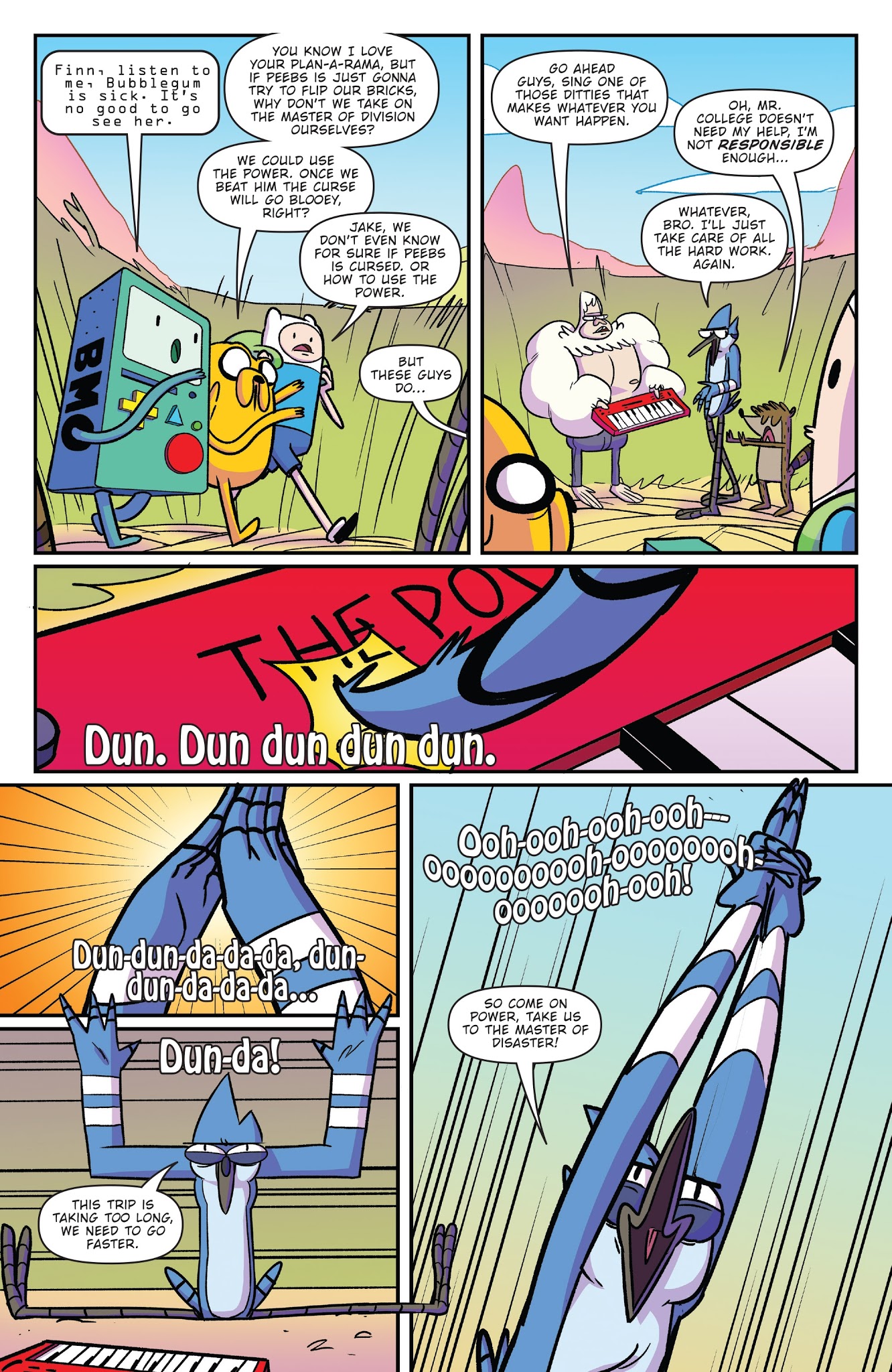 Read online Adventure Time/Regular Show comic -  Issue #4 - 11