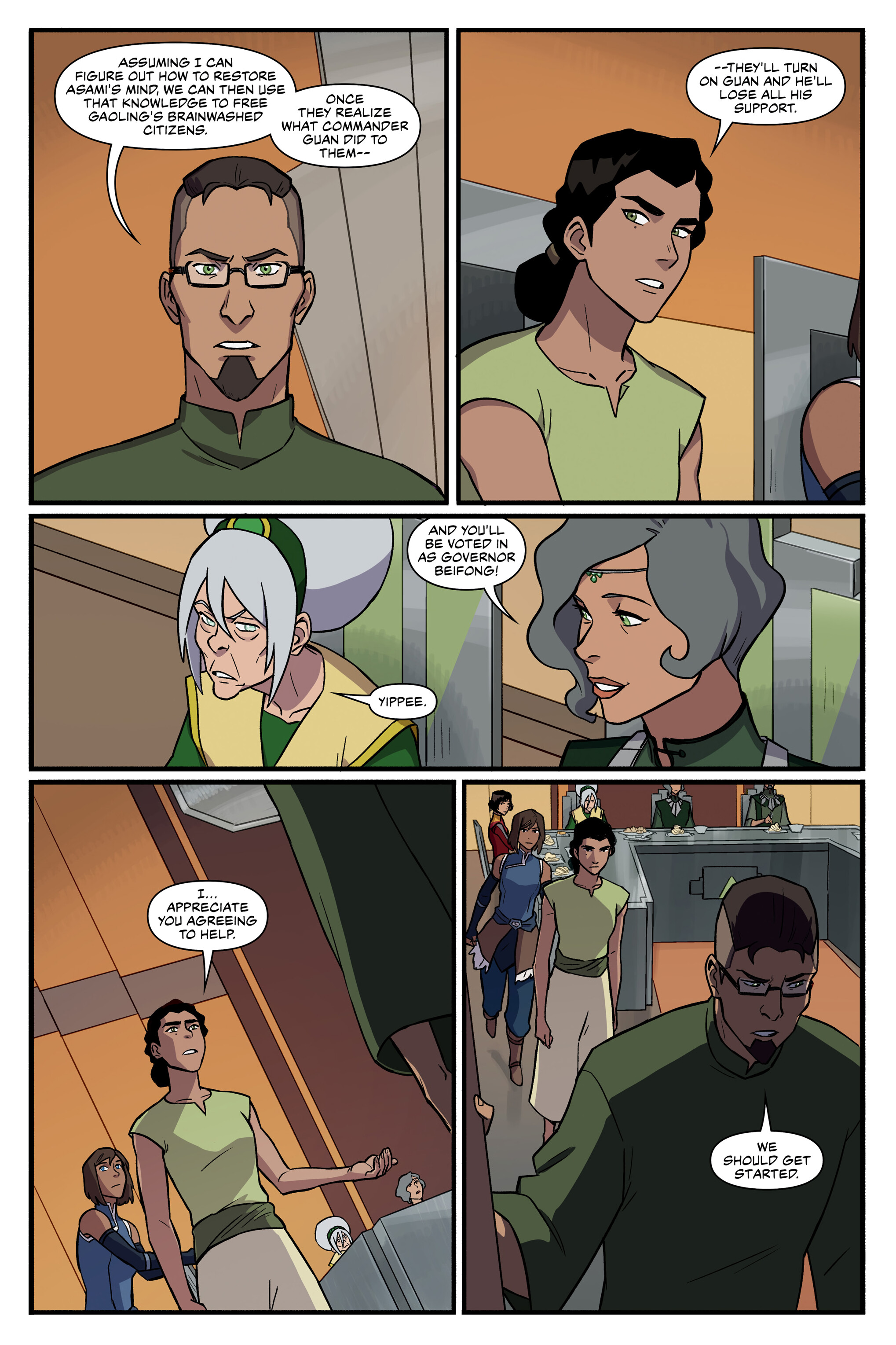 Read online Nickelodeon The Legend of Korra: Ruins of the Empire comic -  Issue # TPB 3 - 18