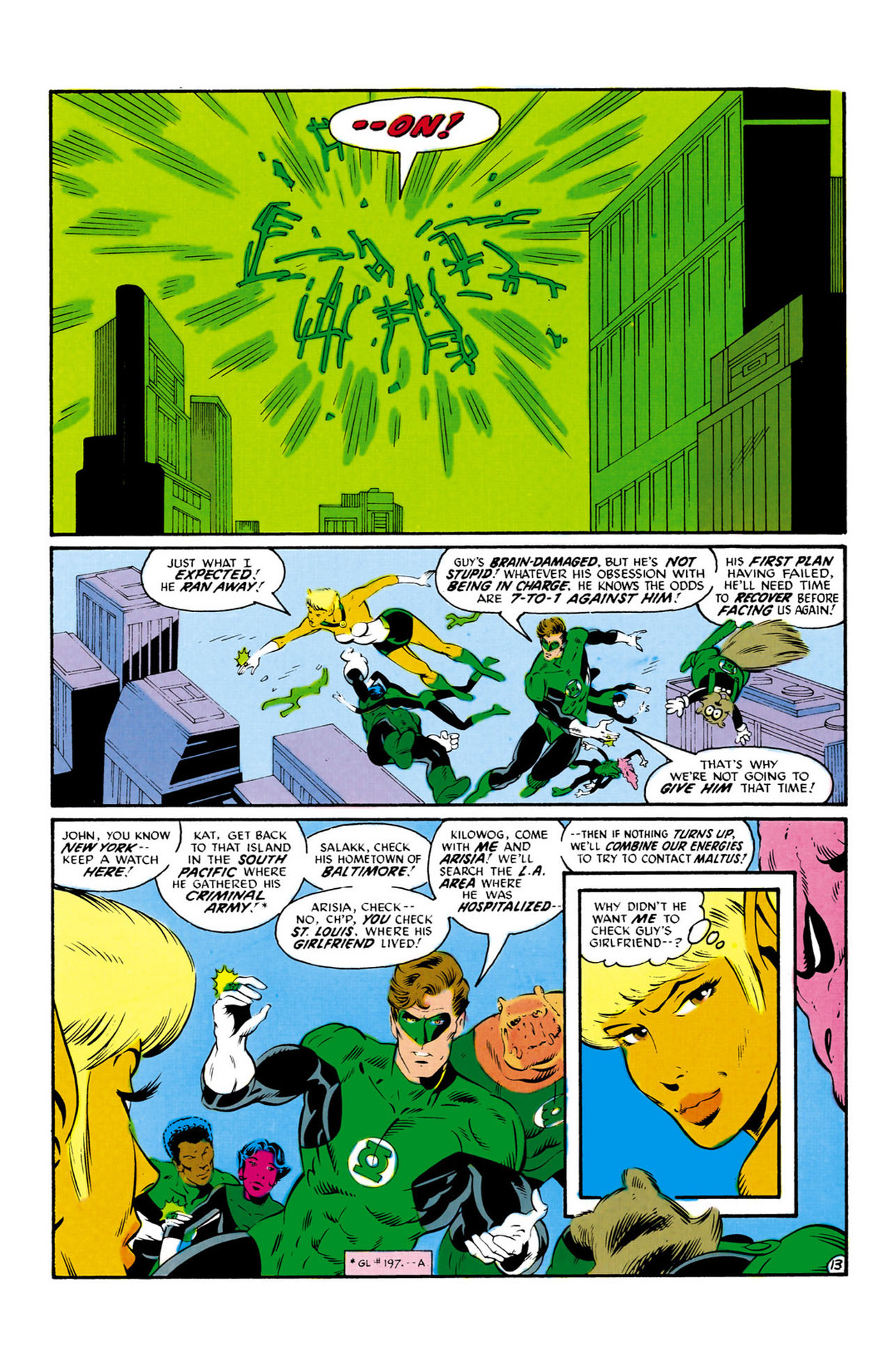 Read online The Green Lantern Corps comic -  Issue #207 - 13