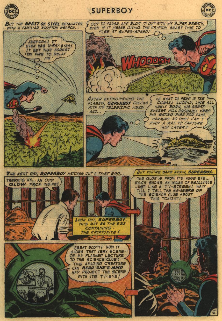 Read online Superboy (1949) comic -  Issue #53 - 17