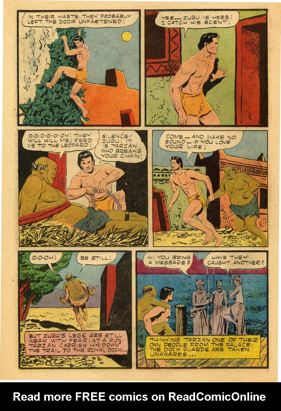 Read online Tarzan (1948) comic -  Issue #68 - 14