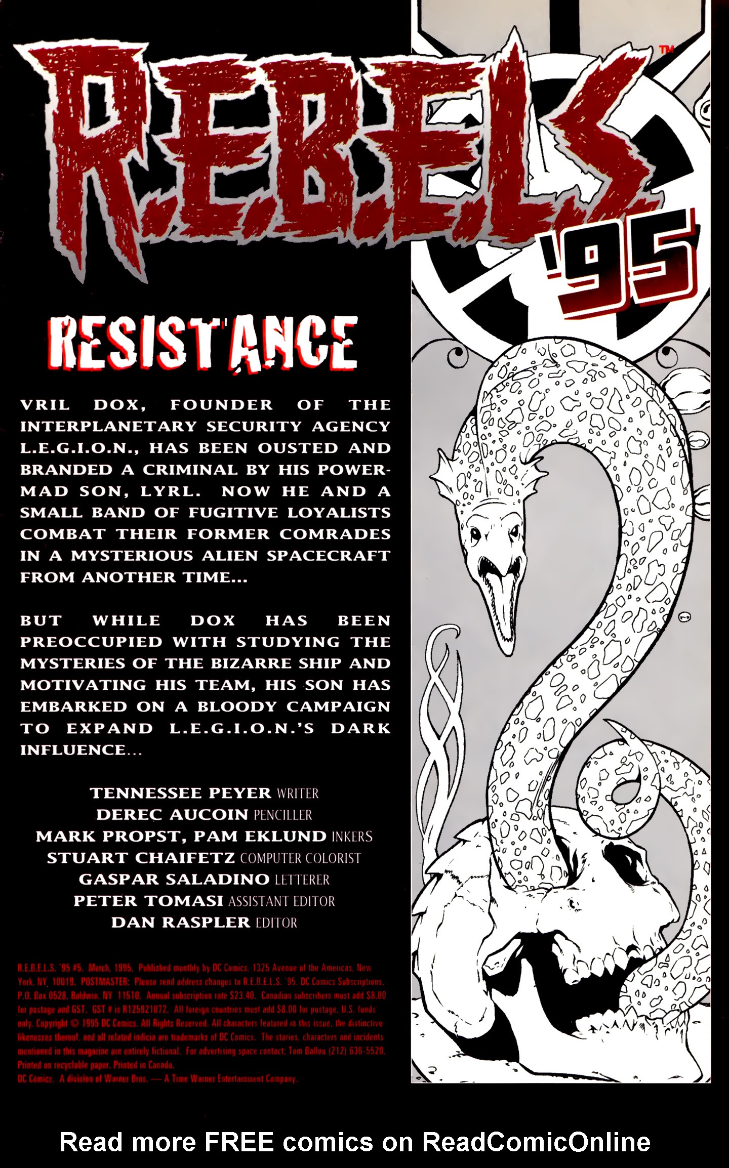 Read online R.E.B.E.L.S. '94 comic -  Issue #5 - 2