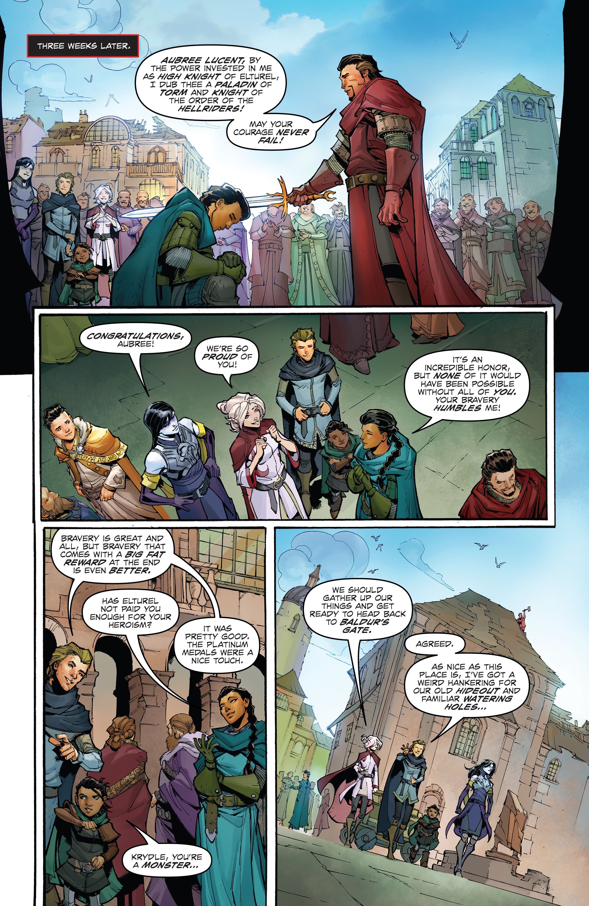 Read online Dungeons & Dragons: Infernal Tides comic -  Issue #5 - 19