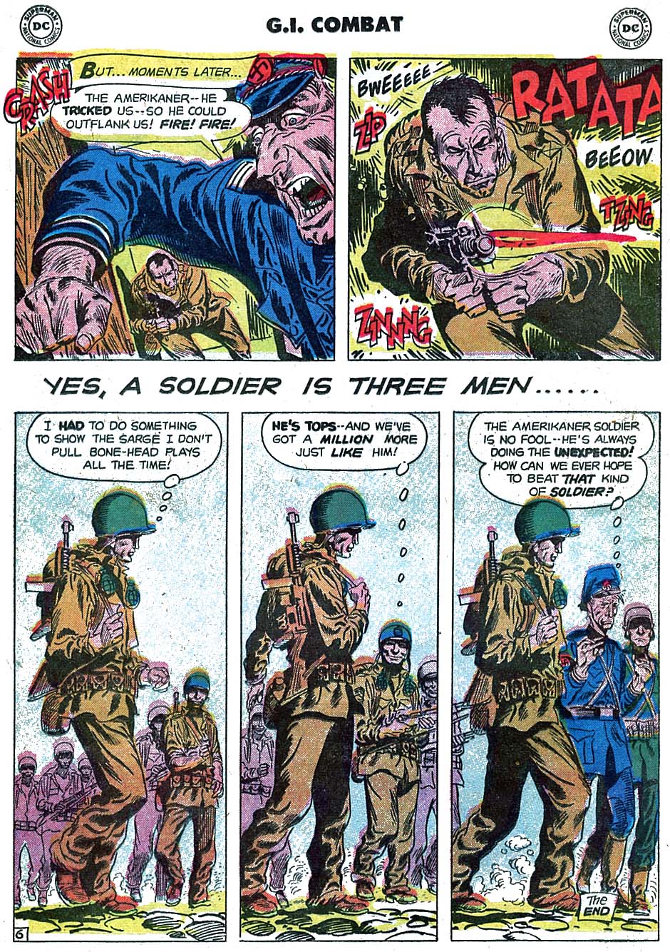 Read online G.I. Combat (1952) comic -  Issue #54 - 16