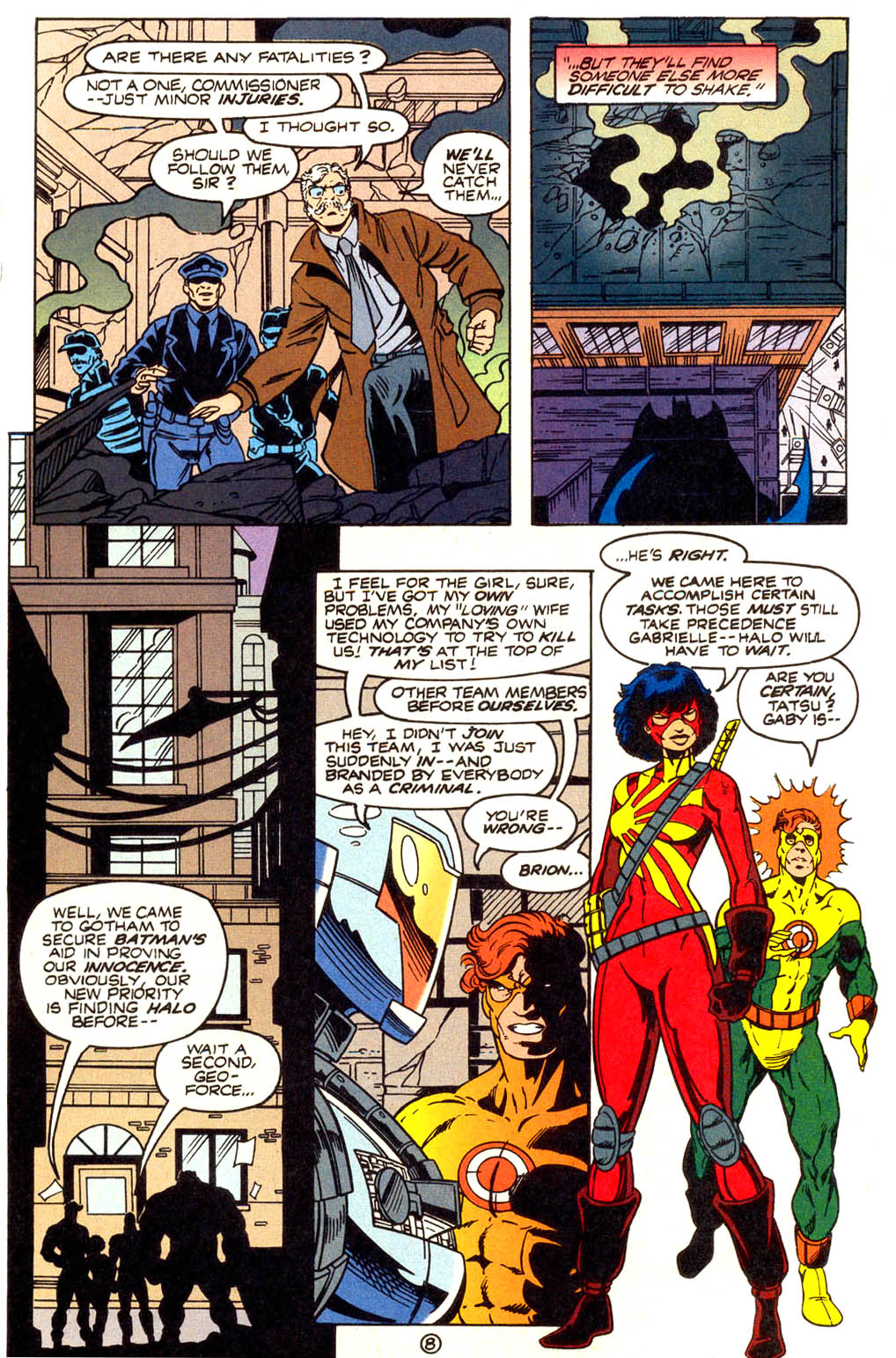 Read online Outsiders (1993) comic -  Issue #7 - 9