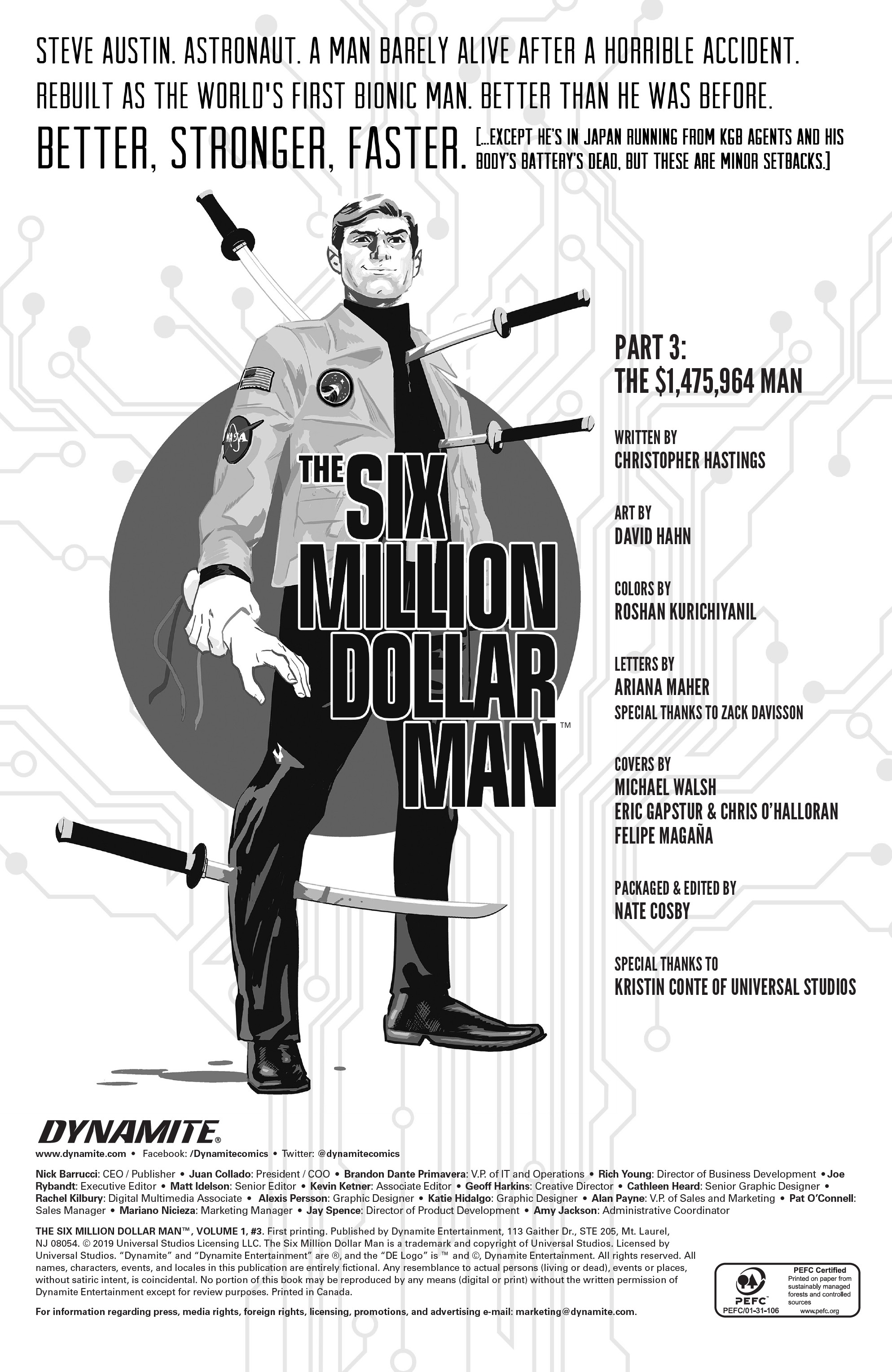 Read online The Six Million Dollar Man comic -  Issue #3 - 4