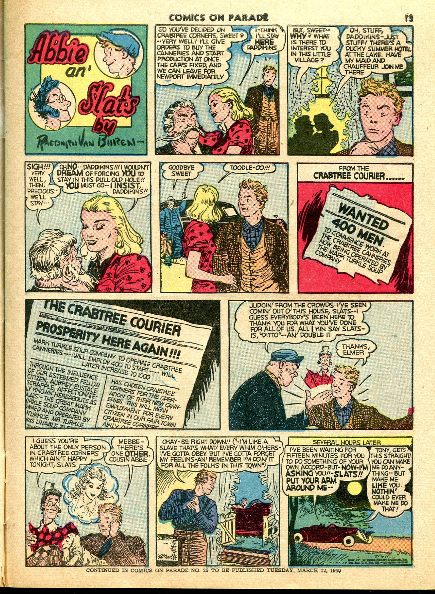 Read online Comics on Parade comic -  Issue #24 - 14