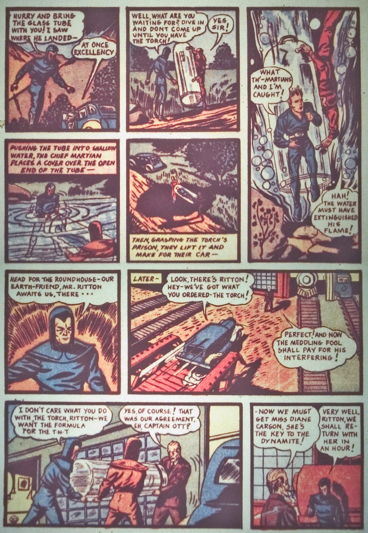 Read online Marvel Mystery Comics comic -  Issue #3 - 12