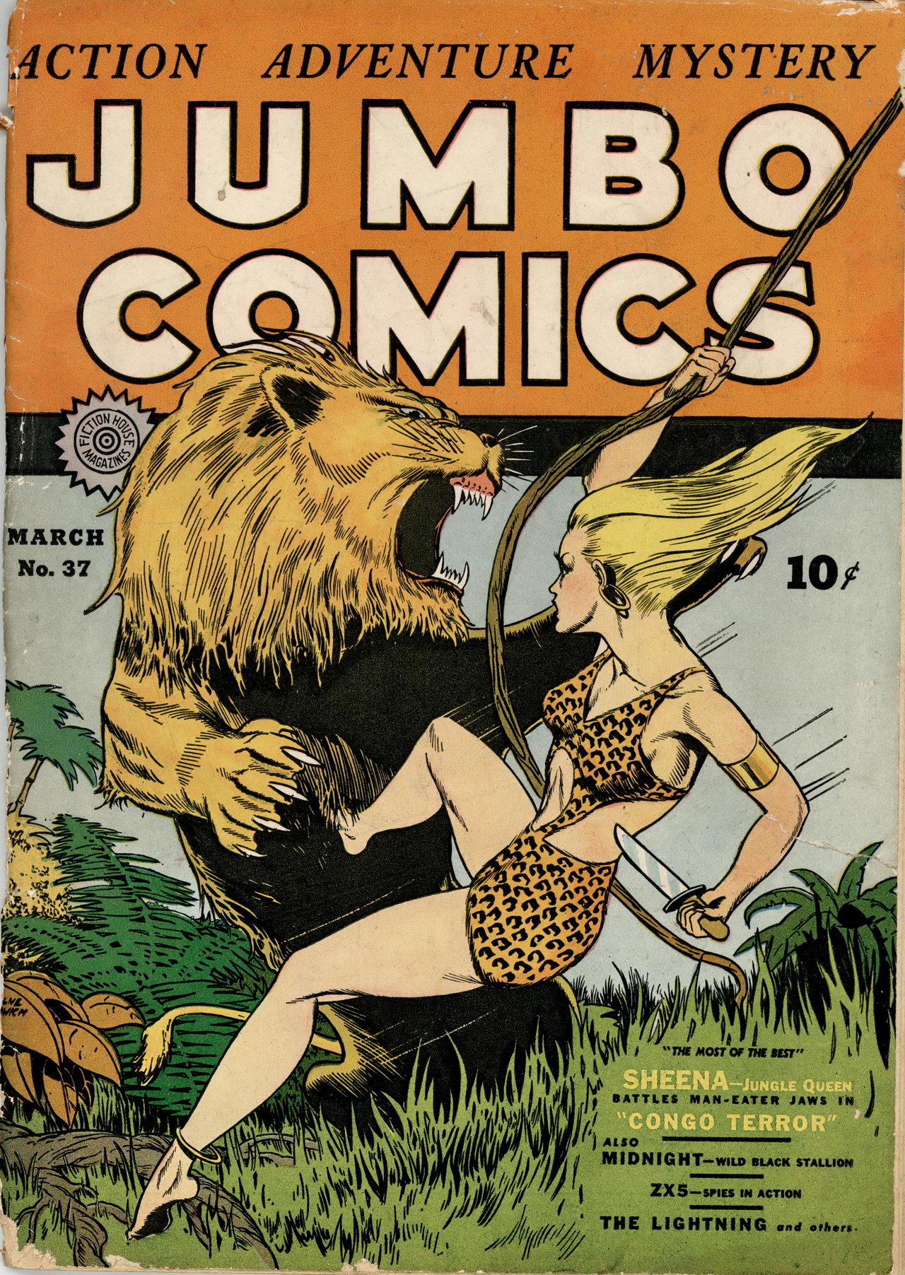 Read online Jumbo Comics comic -  Issue #37 - 1