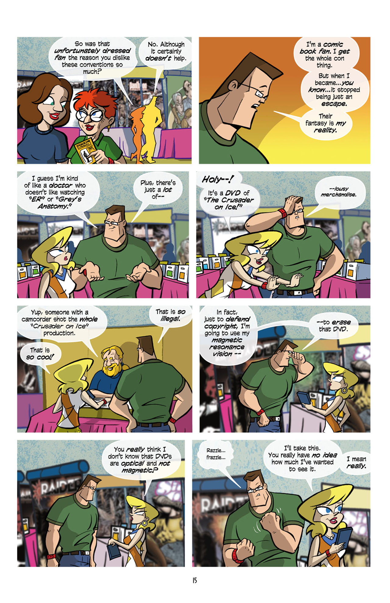 Read online Love and Capes comic -  Issue #8 - 17