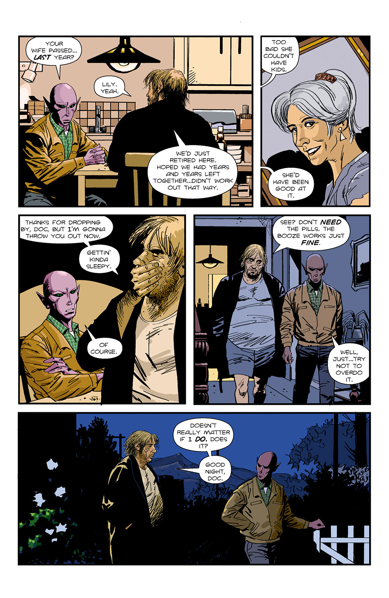 Read online Resident Alien comic -  Issue #3 - 6