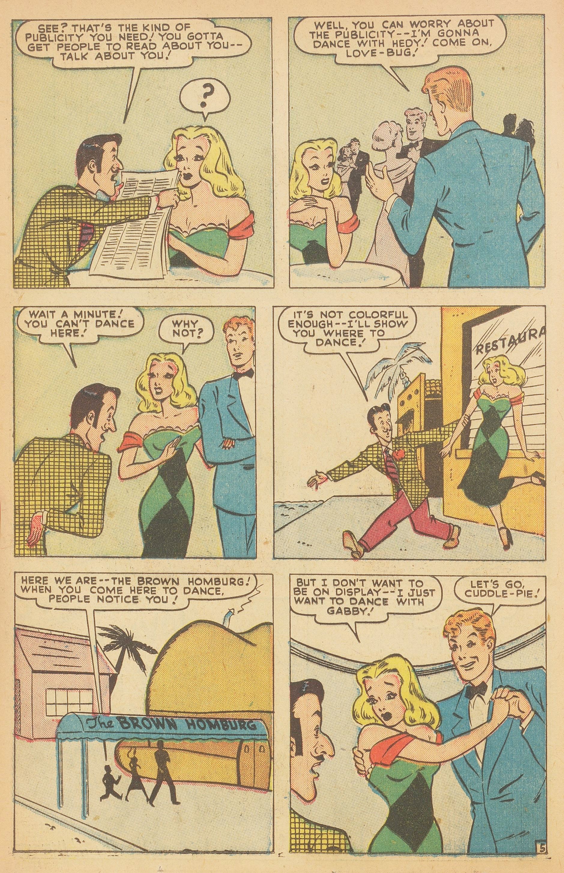 Read online Hedy Of Hollywood Comics comic -  Issue #36 - 16