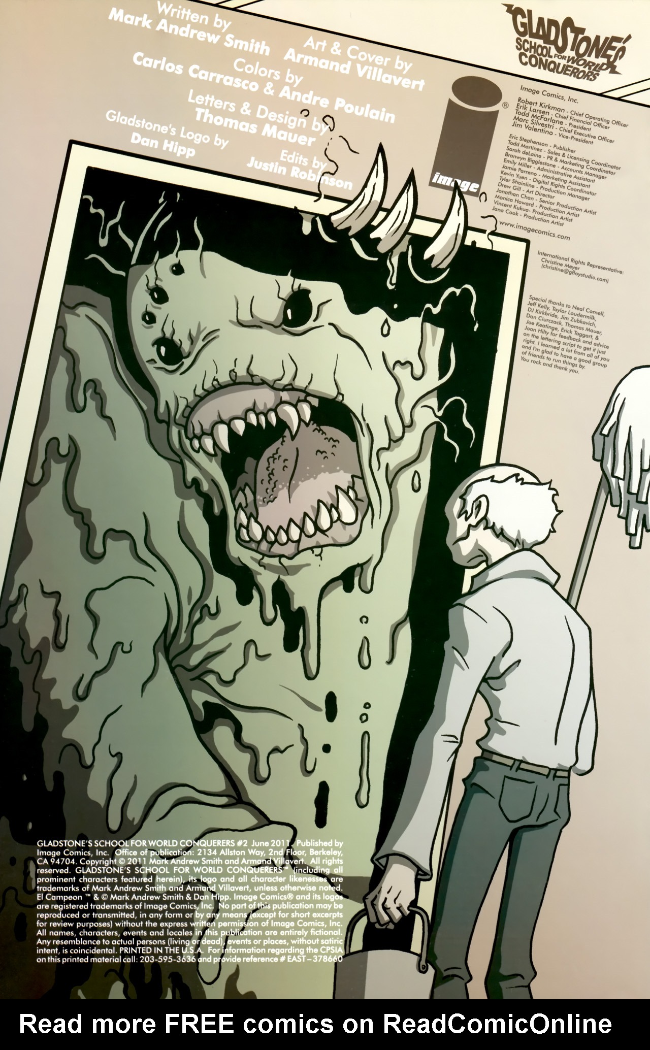 Read online Gladstone's School for World Conquerors (2011) comic -  Issue #2 - 2