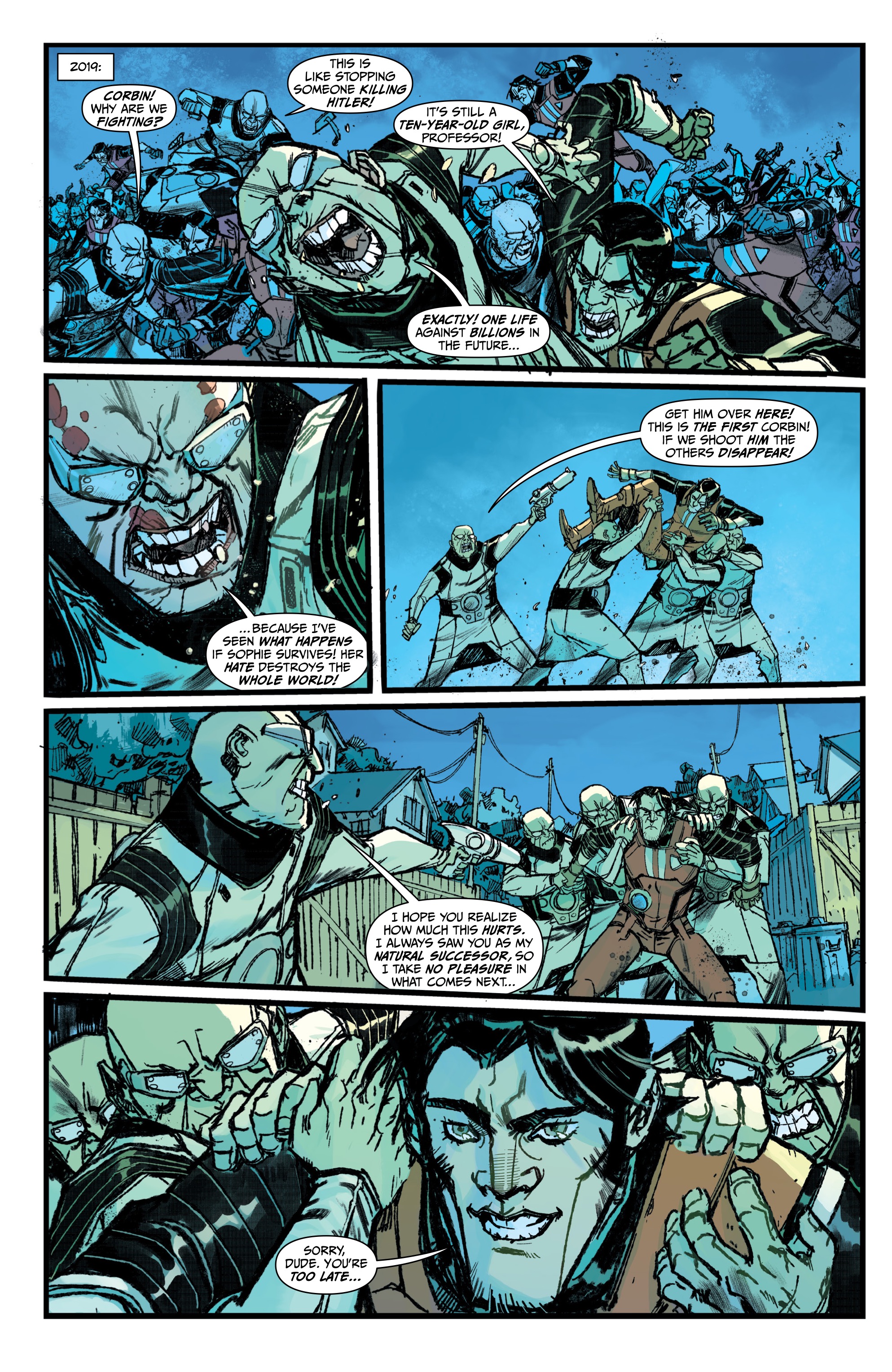 Read online Chrononauts: Futureshock comic -  Issue # _TPB - 100