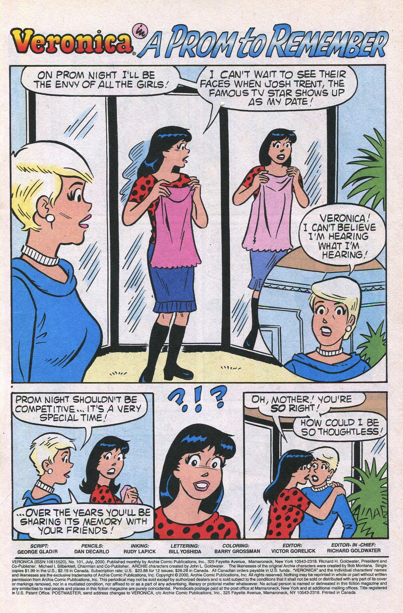 Read online Veronica comic -  Issue #101 - 3