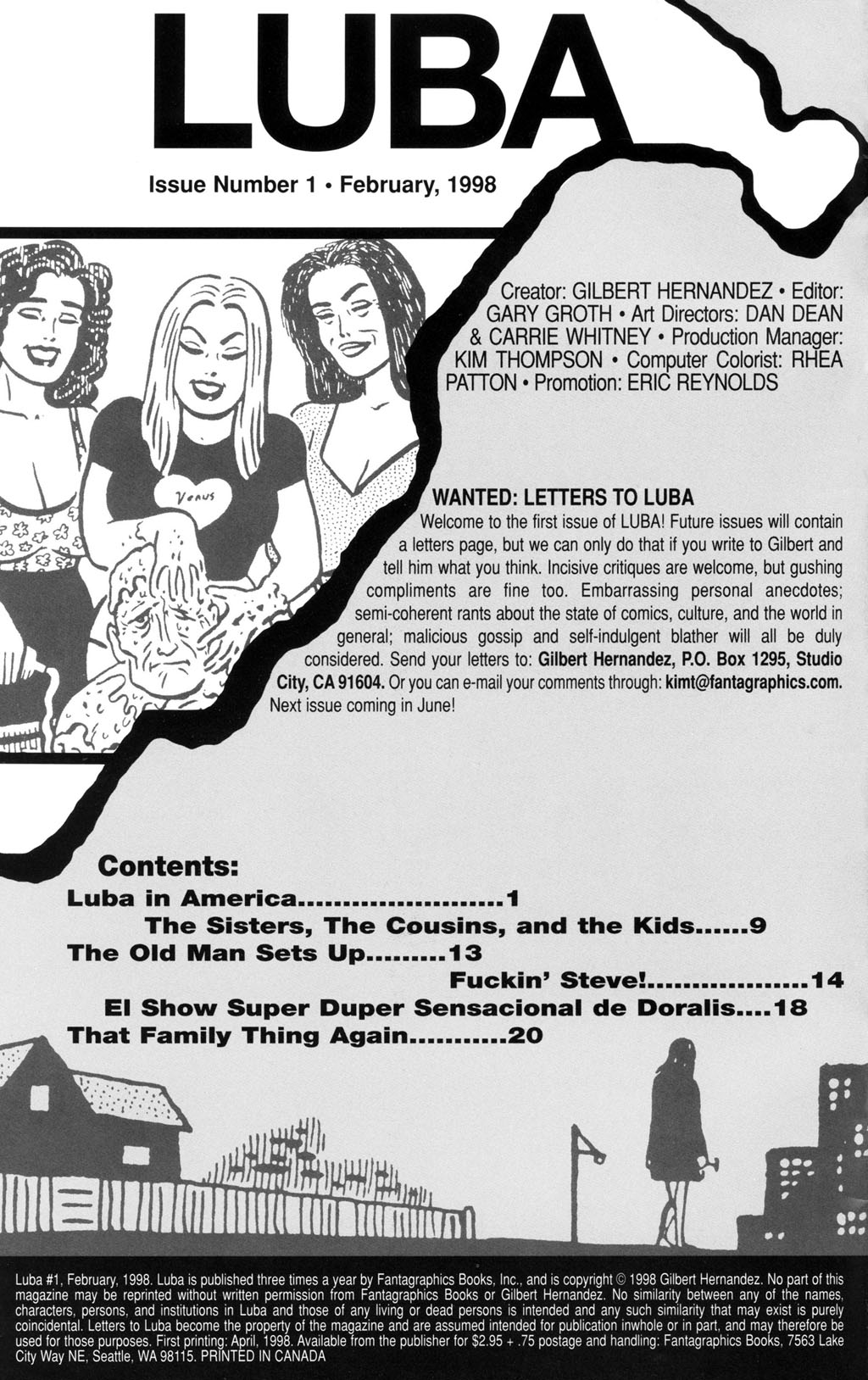 Read online Luba comic -  Issue #1 - 2