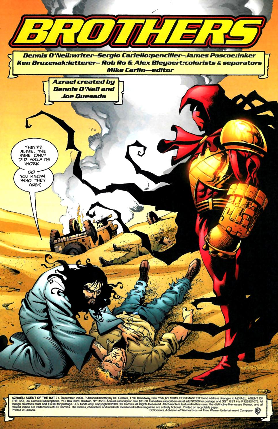 Read online Azrael: Agent of the Bat comic -  Issue #71 - 2