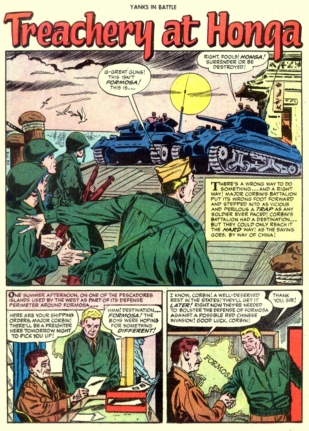 Read online Yanks In Battle comic -  Issue #4 - 18