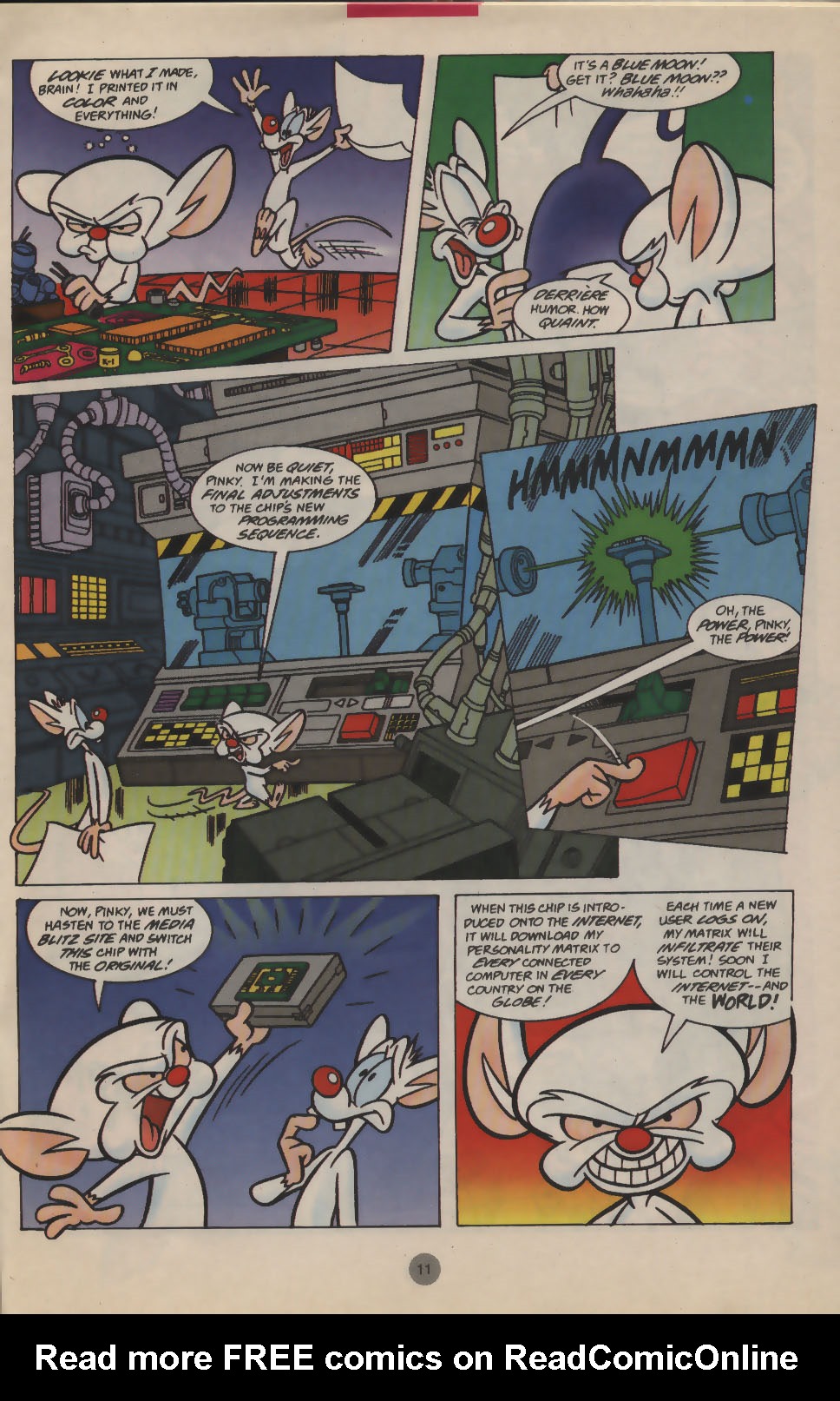 Read online Pinky and The Brain comic -  Issue #8 - 10