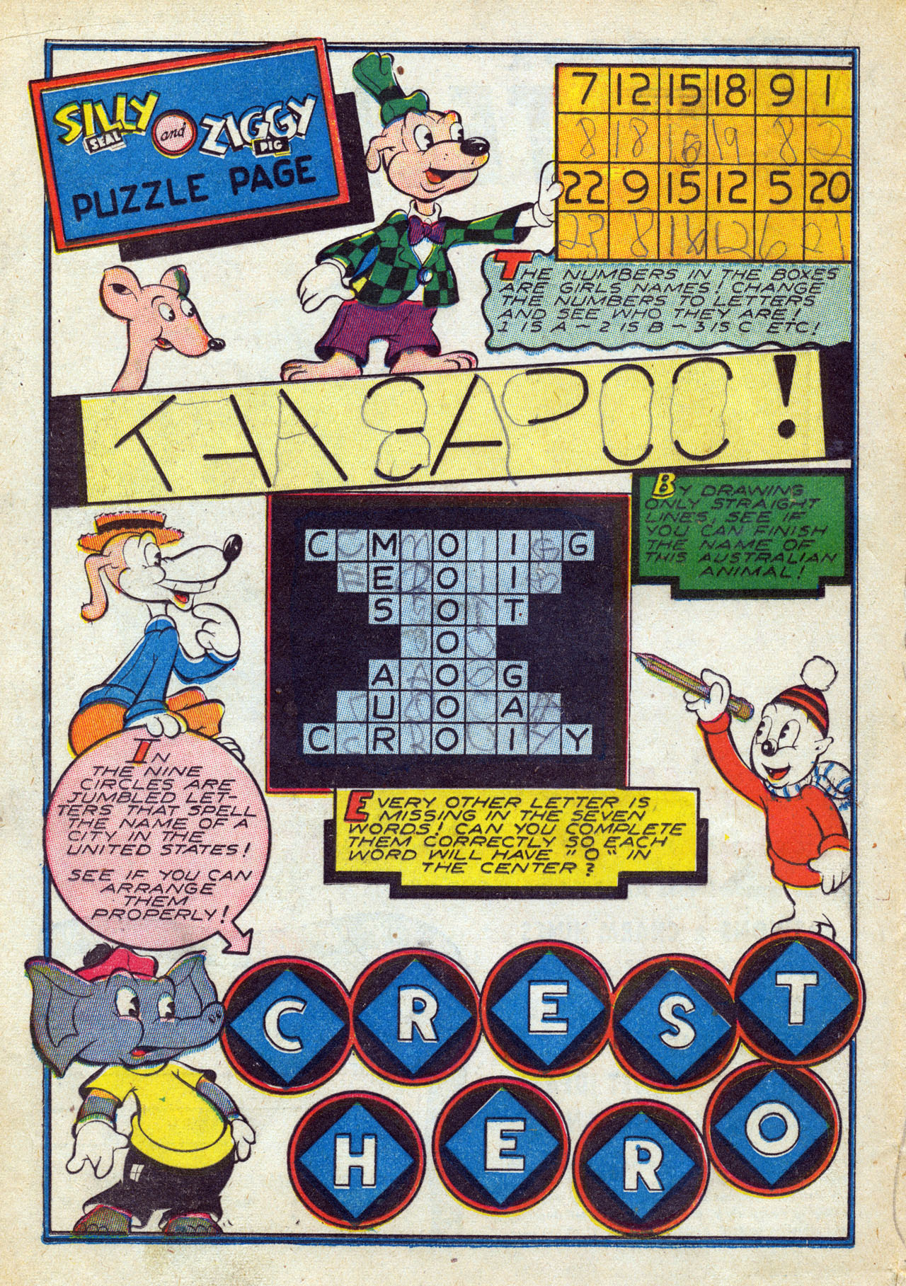 Read online Ziggy Pig-Silly Seal Comics (1944) comic -  Issue #3 - 18