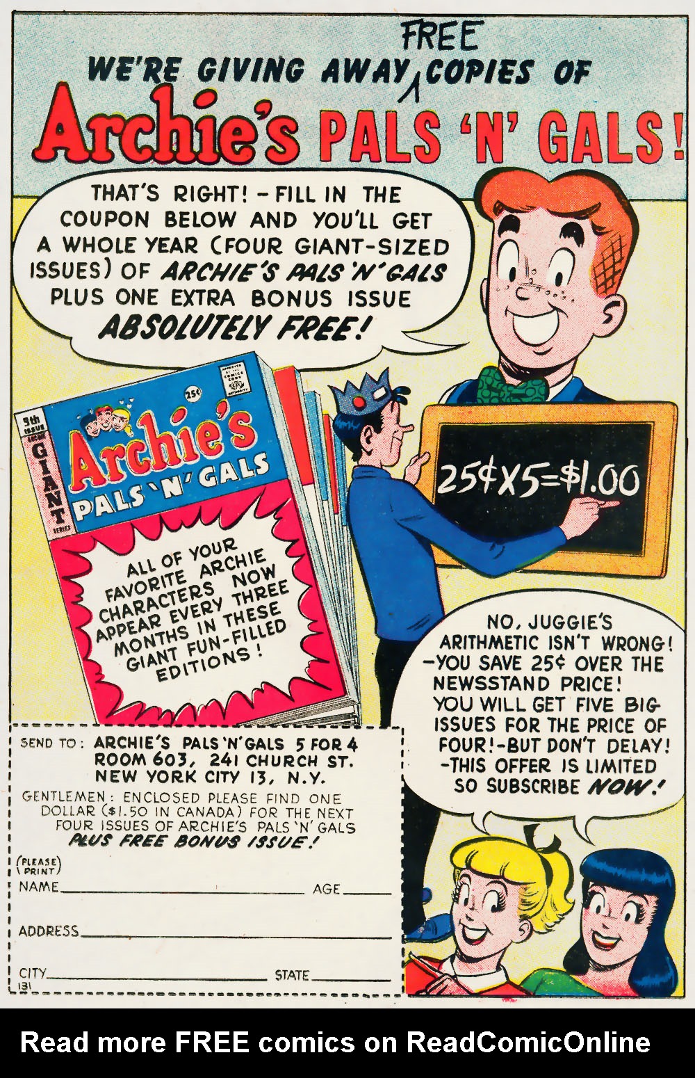 Read online Archie's Madhouse comic -  Issue #4 - 34
