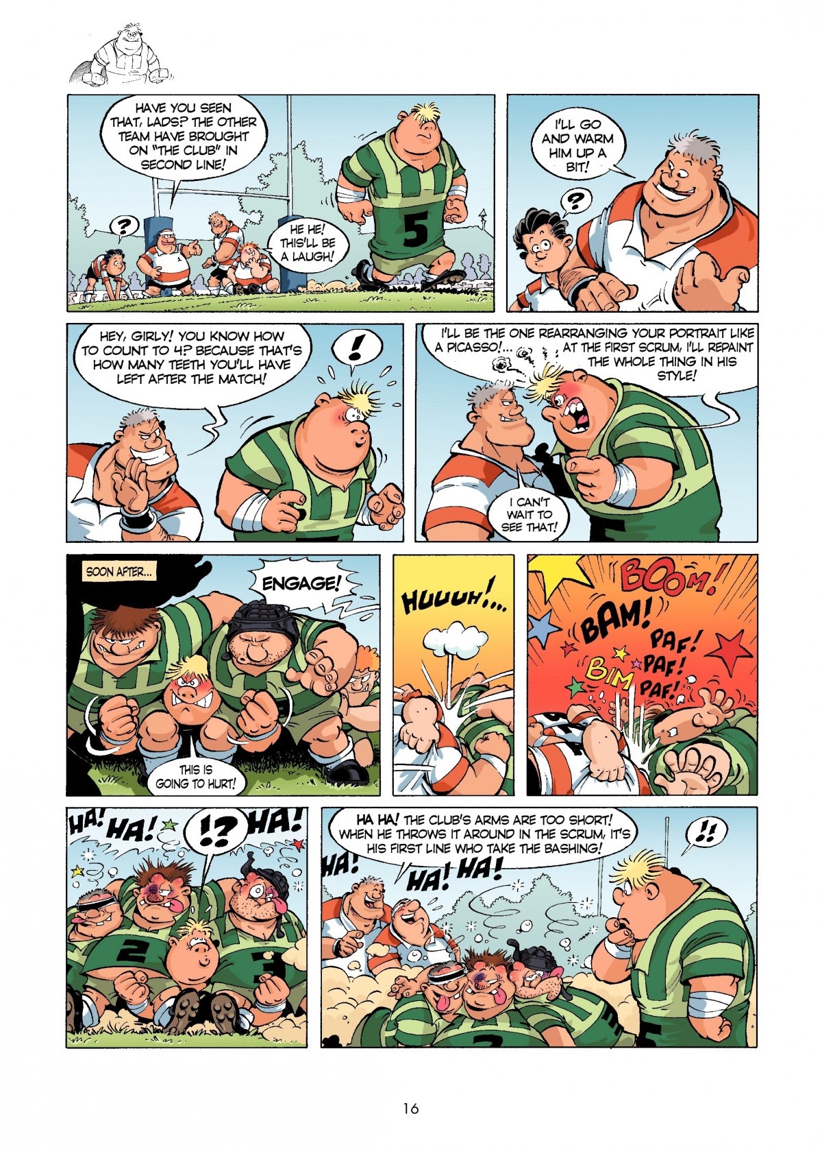 Read online The Rugger Boys comic -  Issue #2 - 16