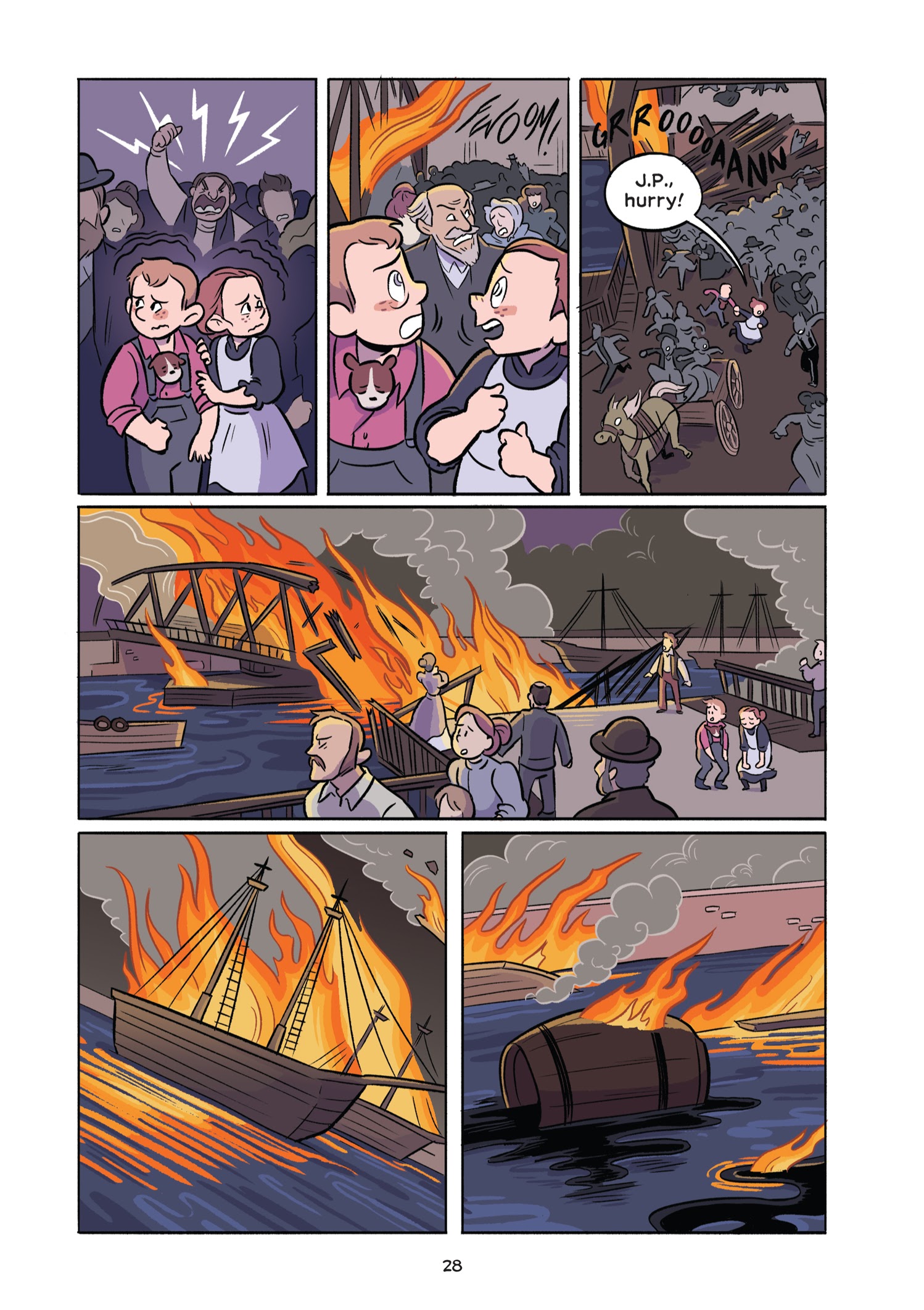 Read online History Comics comic -  Issue # The Great Chicago Fire: Rising From the Ashes - 37