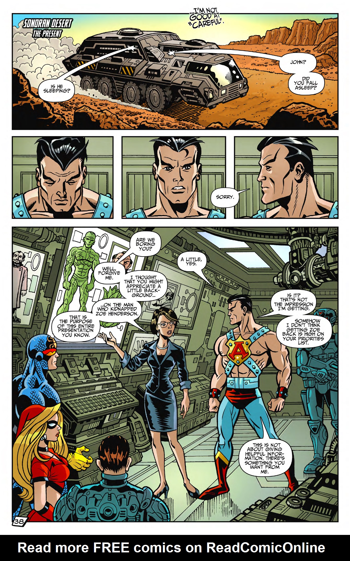 Read online John Aman Amazing Man comic -  Issue #2 - 16