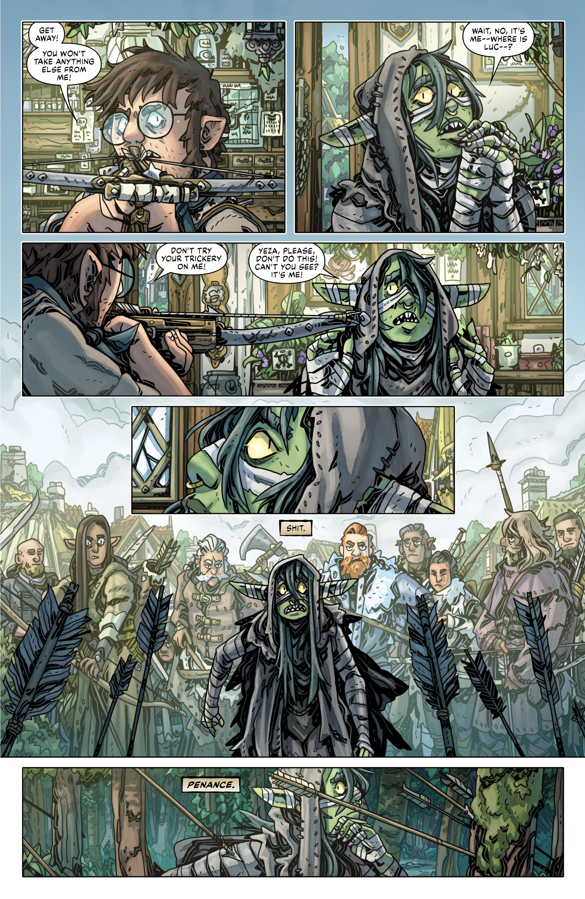 Read online Critical Role: The Mighty Nein Origins - Nott the Brave comic -  Issue # Full - 48
