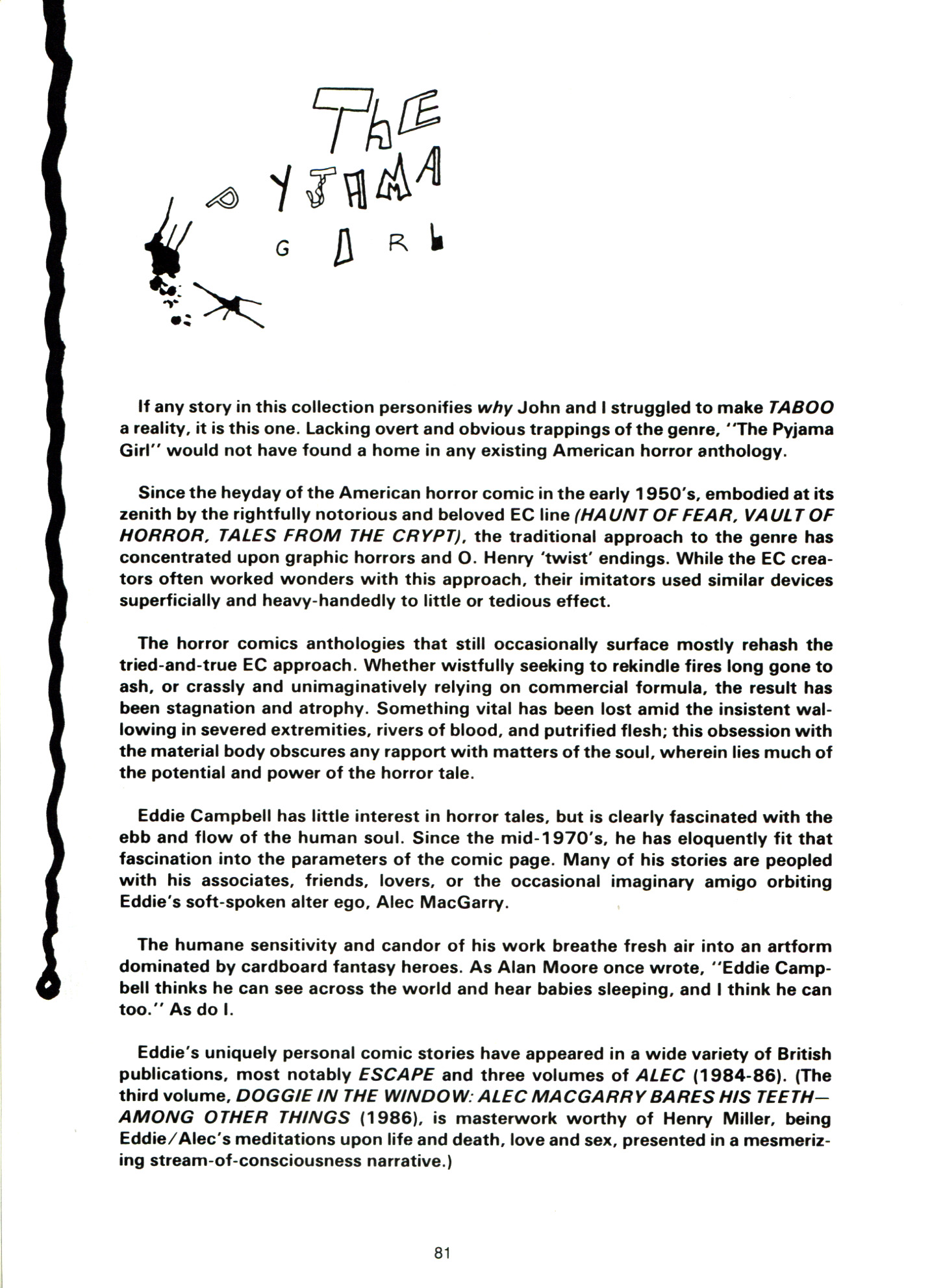 Read online Taboo comic -  Issue #1 - 83