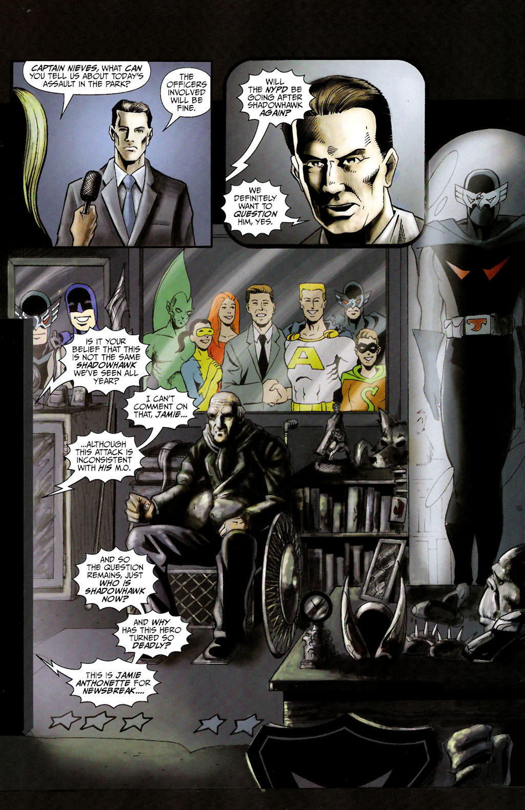 Read online ShadowHawk (2005) comic -  Issue #10 - 14