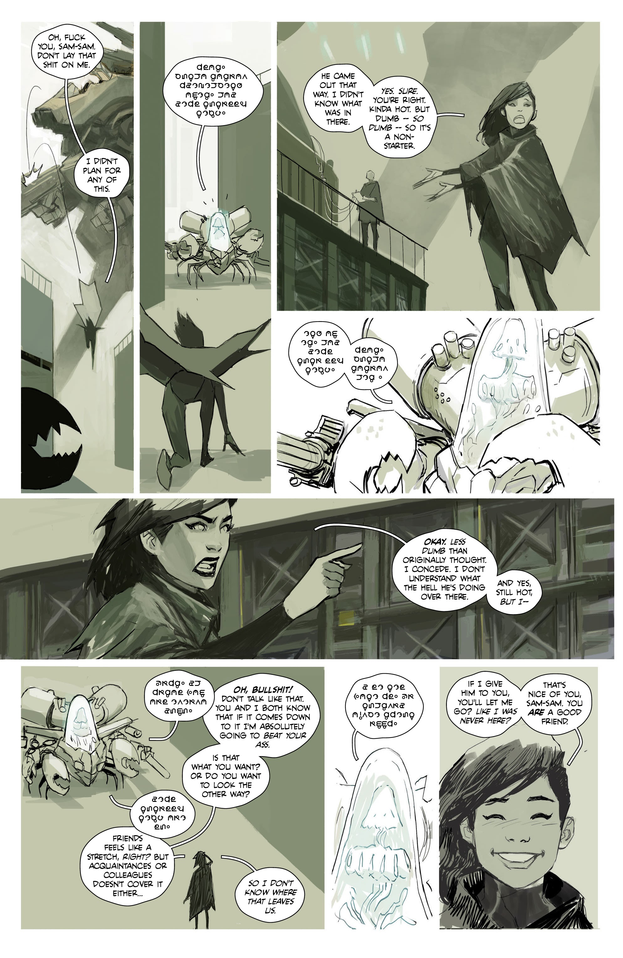 Read online Decorum comic -  Issue #8 - 16
