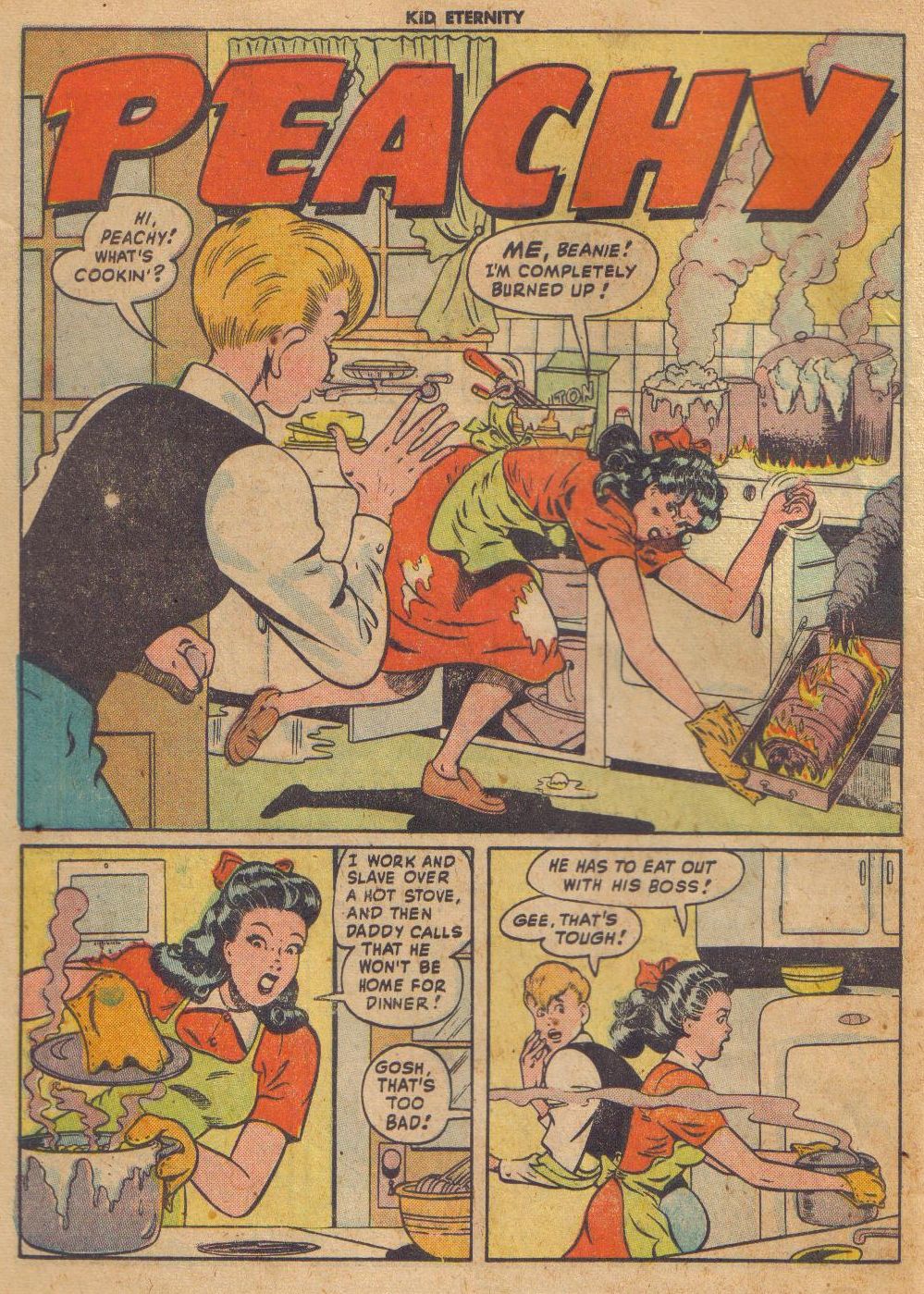 Read online Kid Eternity (1946) comic -  Issue #15 - 15
