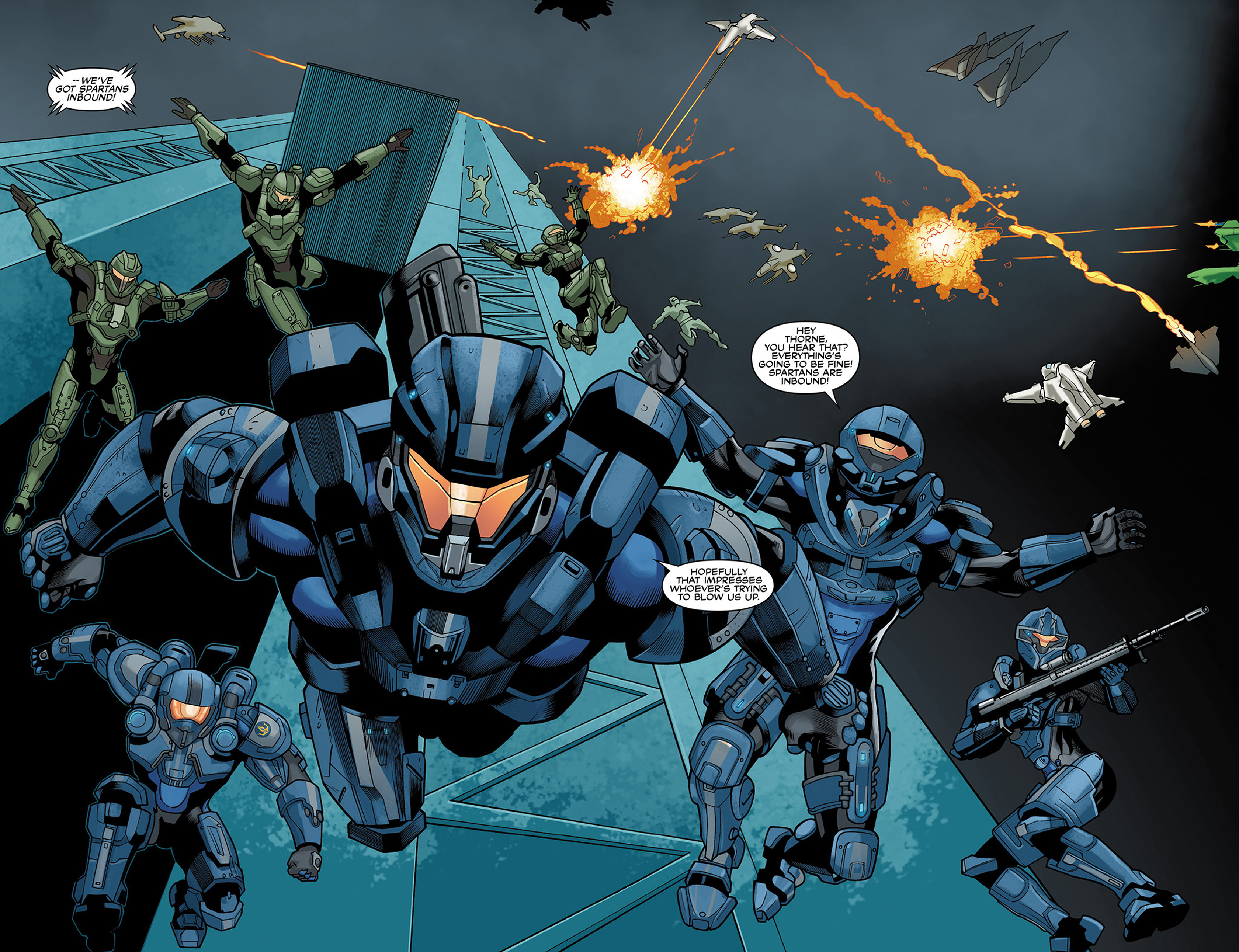 Read online Halo: Escalation comic -  Issue #4 - 4
