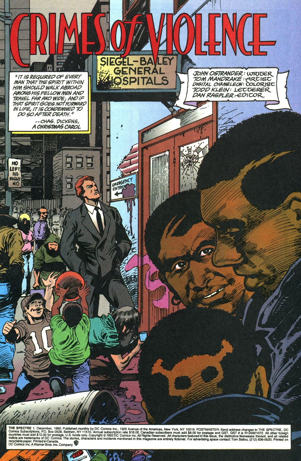 Read online The Spectre (1992) comic -  Issue #1 - 2