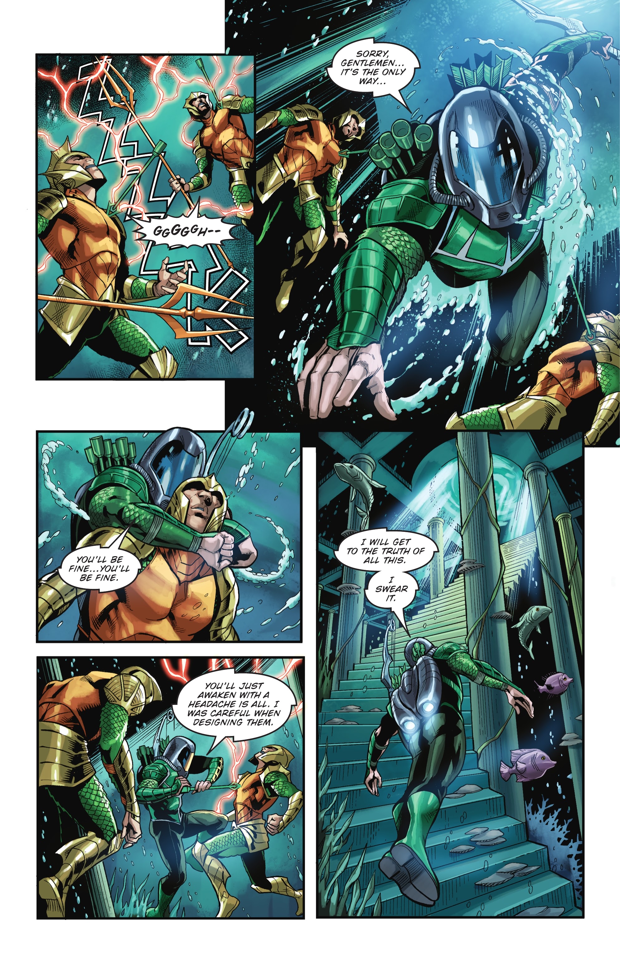 Read online Aquaman/Green Arrow - Deep Target comic -  Issue #1 - 11