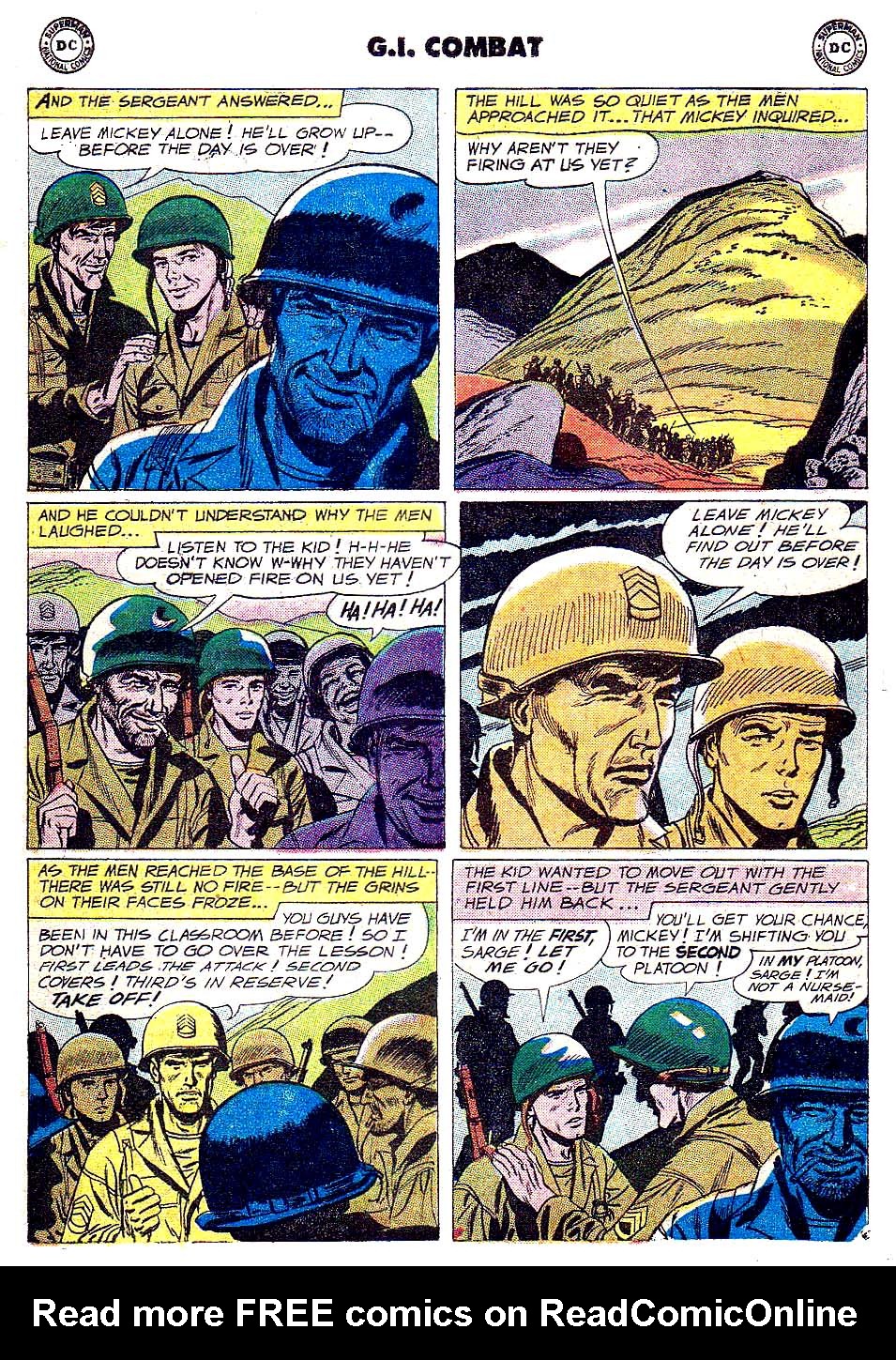 Read online G.I. Combat (1952) comic -  Issue #75 - 7