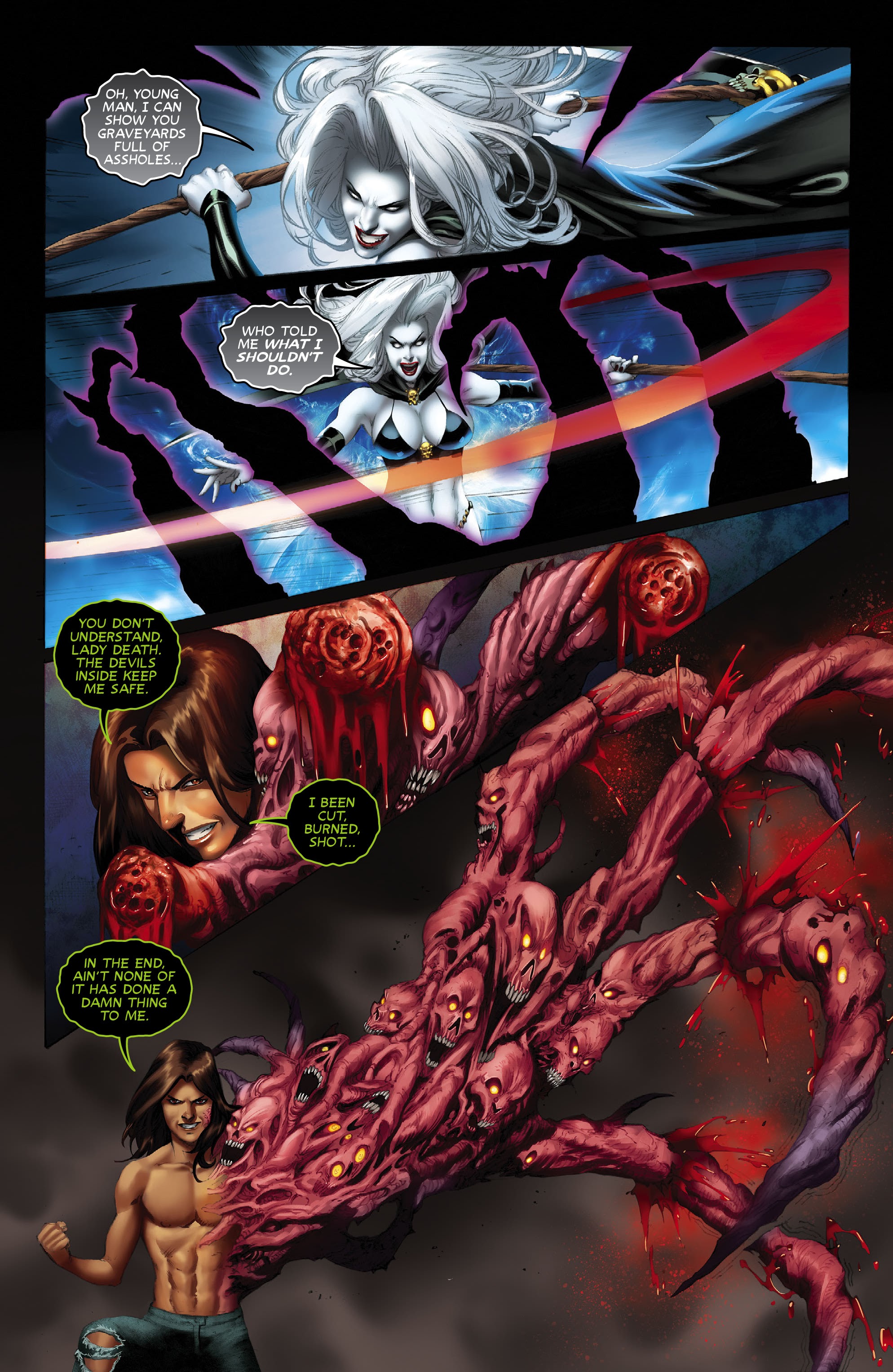 Read online Lady Death: Malevolent Decimation comic -  Issue # Full - 29