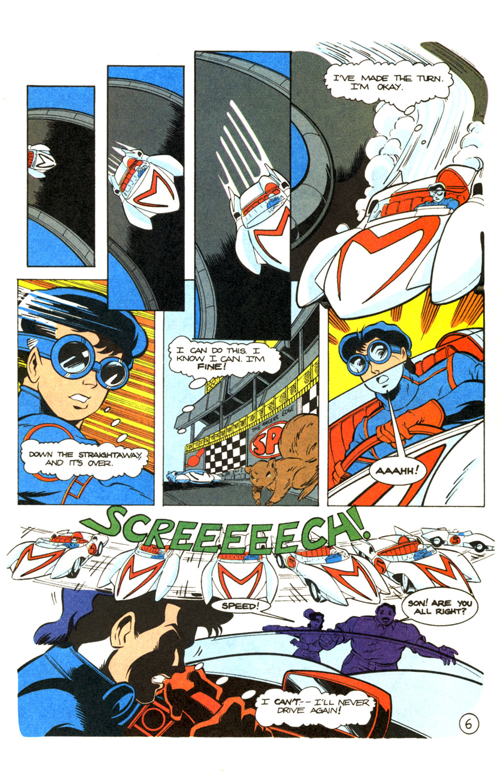 Read online Speed Racer (1987) comic -  Issue #38 - 7