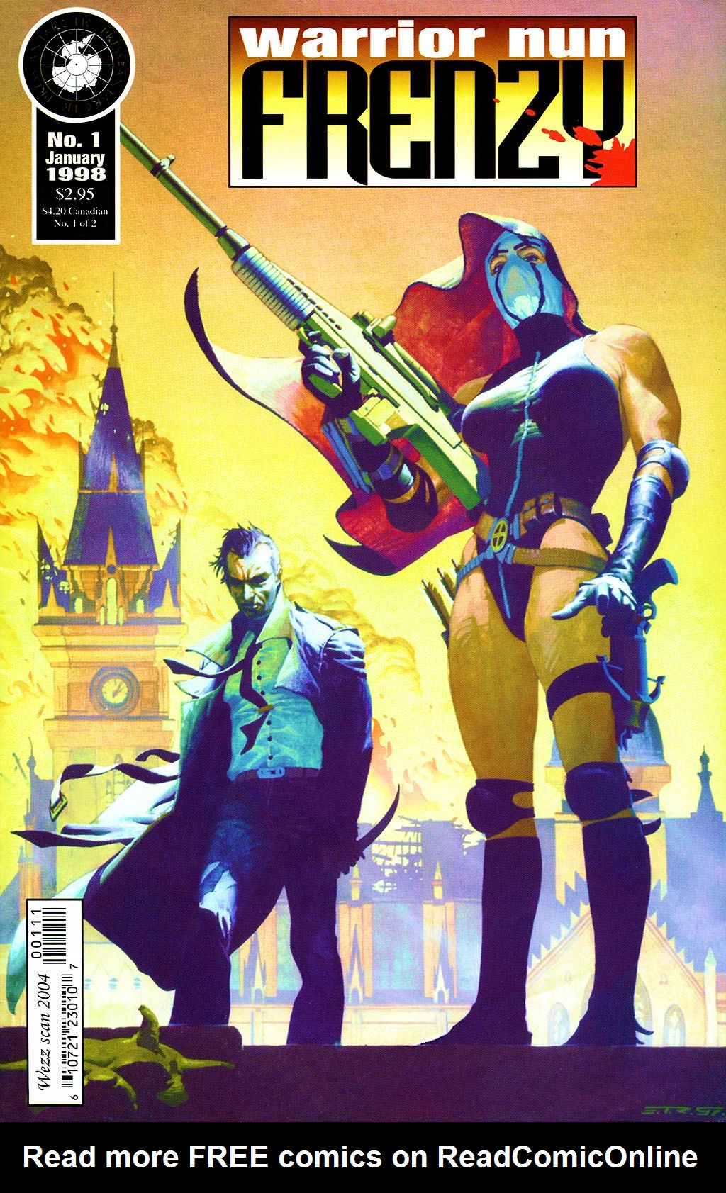 Read online Warrior Nun: Frenzy comic -  Issue #1 - 1