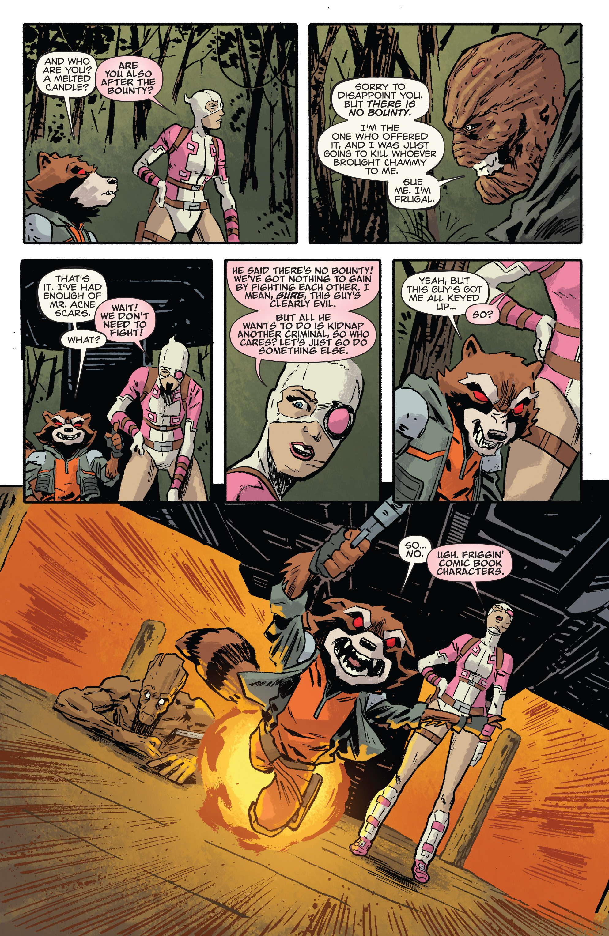 Read online Rocket Raccoon & Groot comic -  Issue #9 - 17