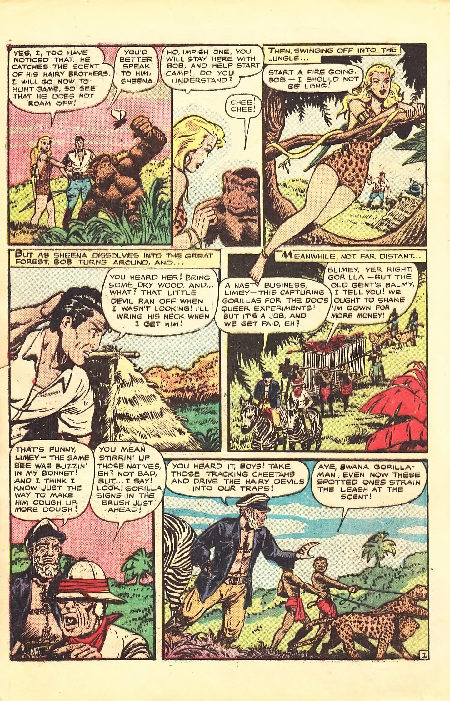 Read online Sheena, Queen of the Jungle (1942) comic -  Issue #7 - 4