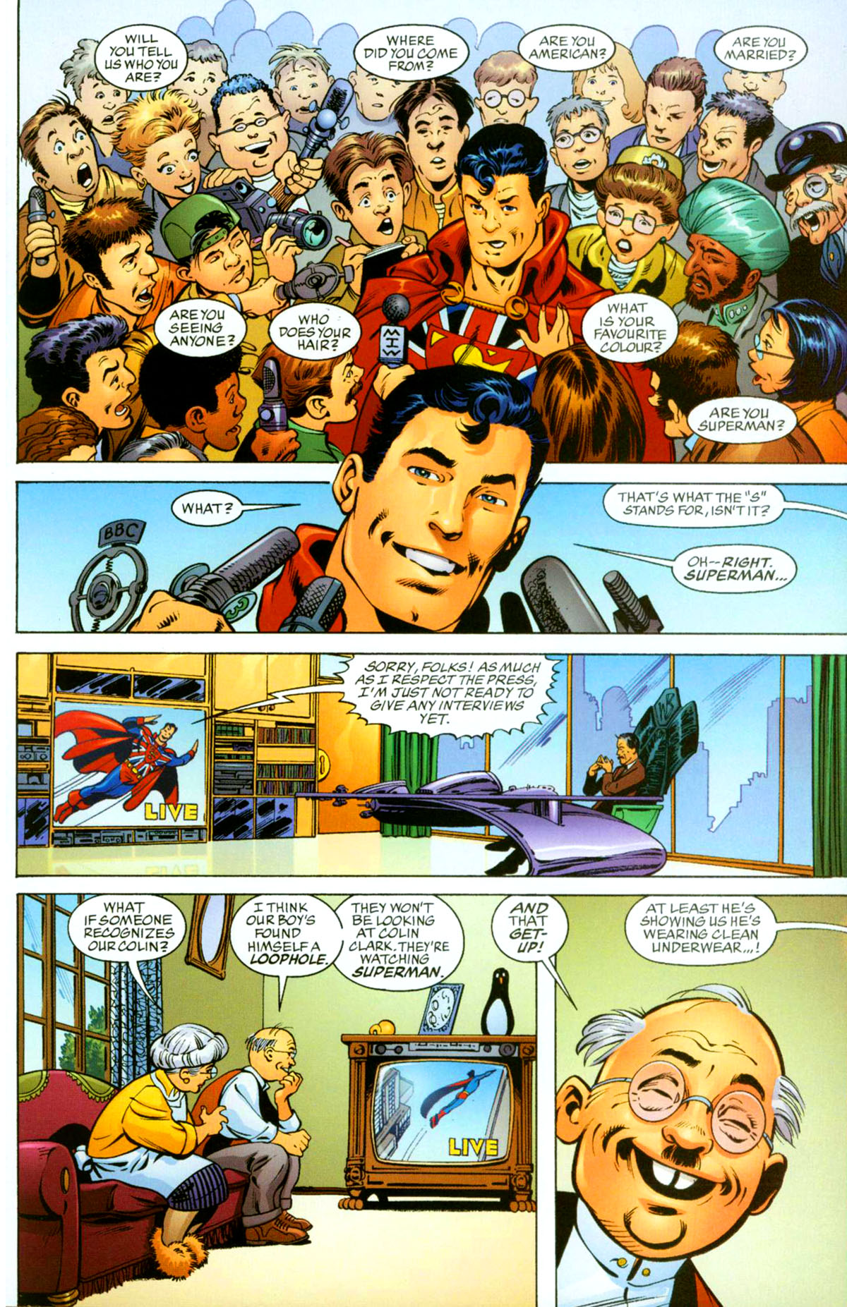 Read online Superman: True Brit comic -  Issue # Full - 43