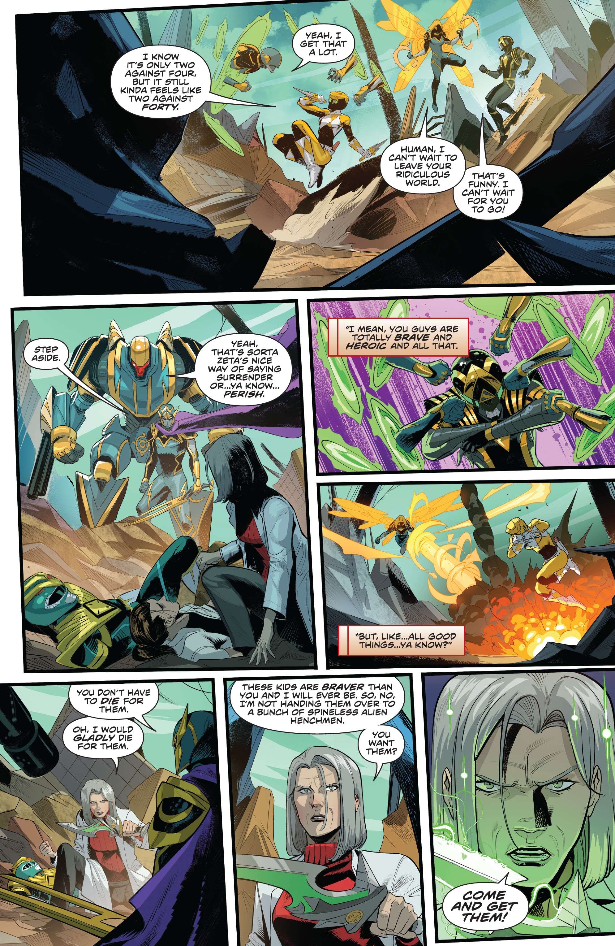 Read online Power Rangers comic -  Issue #14 - 15