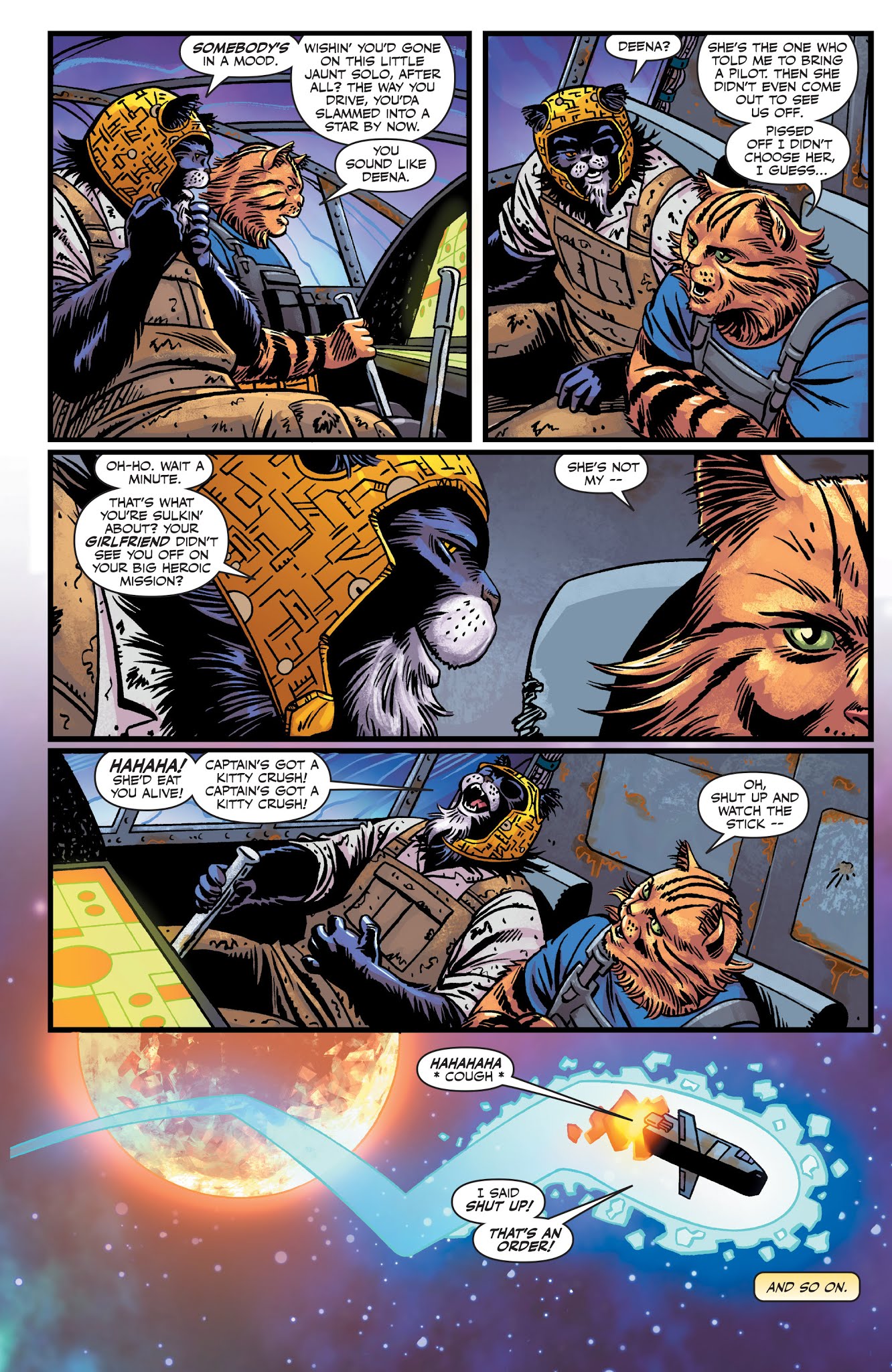 Read online Captain Ginger comic -  Issue #3 - 9