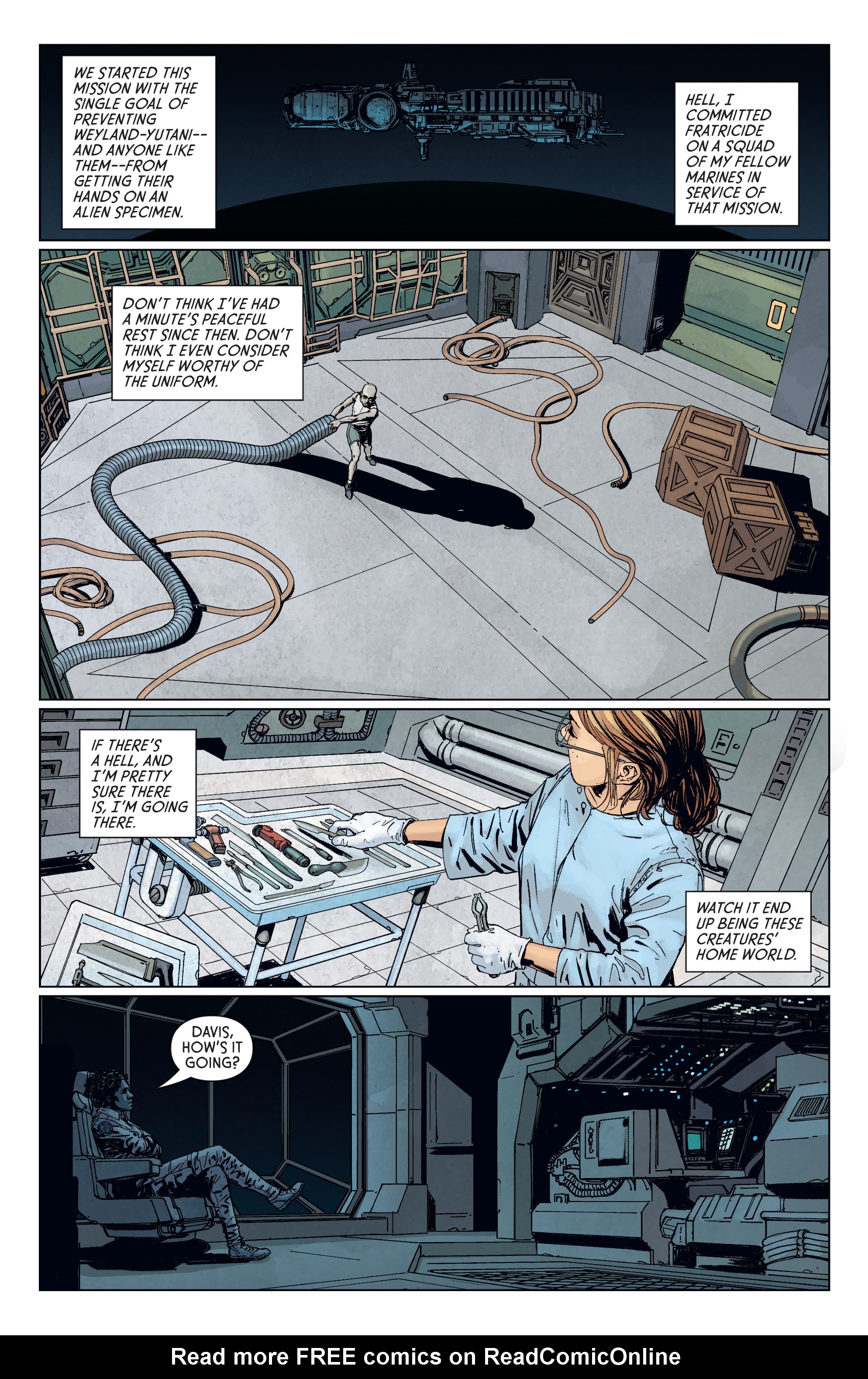 Read online Aliens: Defiance comic -  Issue #7 - 8