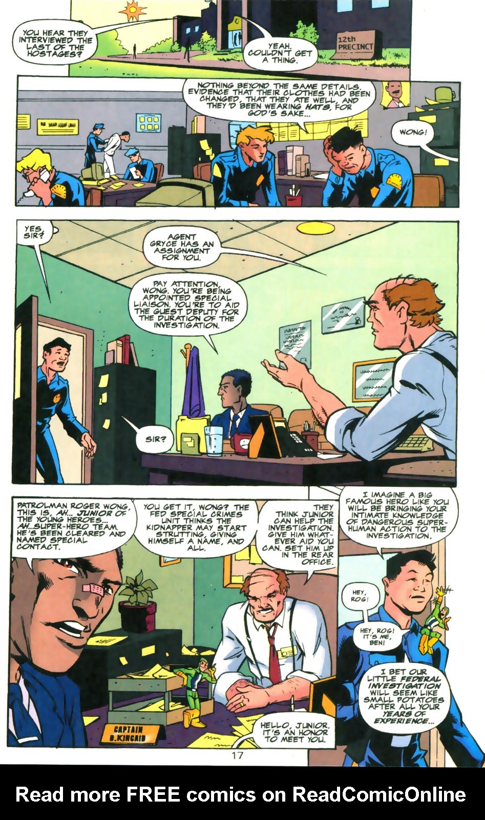 Read online Young Heroes in Love comic -  Issue #14 - 19